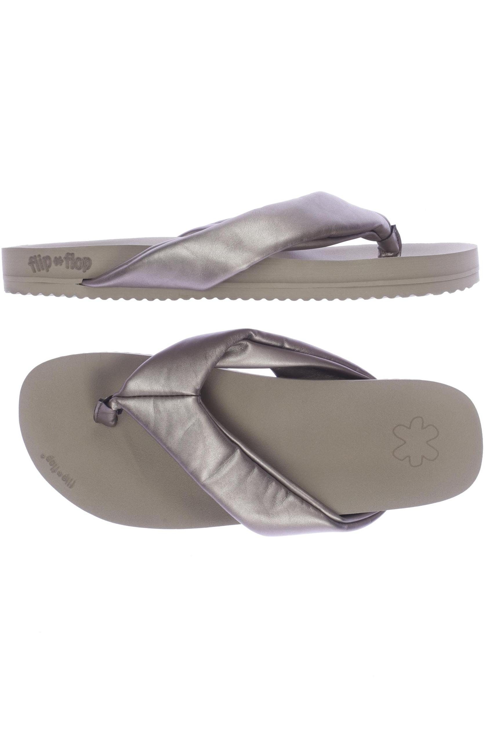 

Flip Flop Damen Sandale, braun, Gr. 40