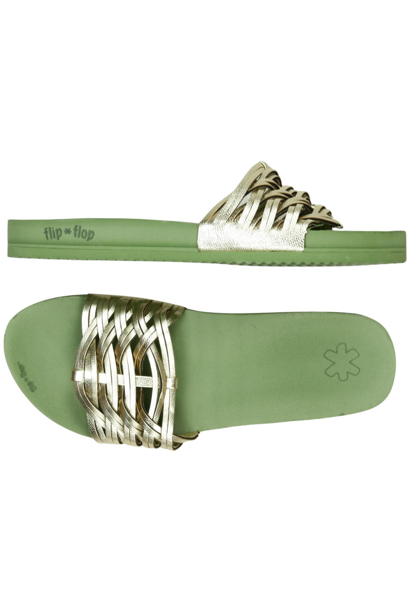 Thumbnail - flip*flop Damen Sandale, gold, Gr. 42