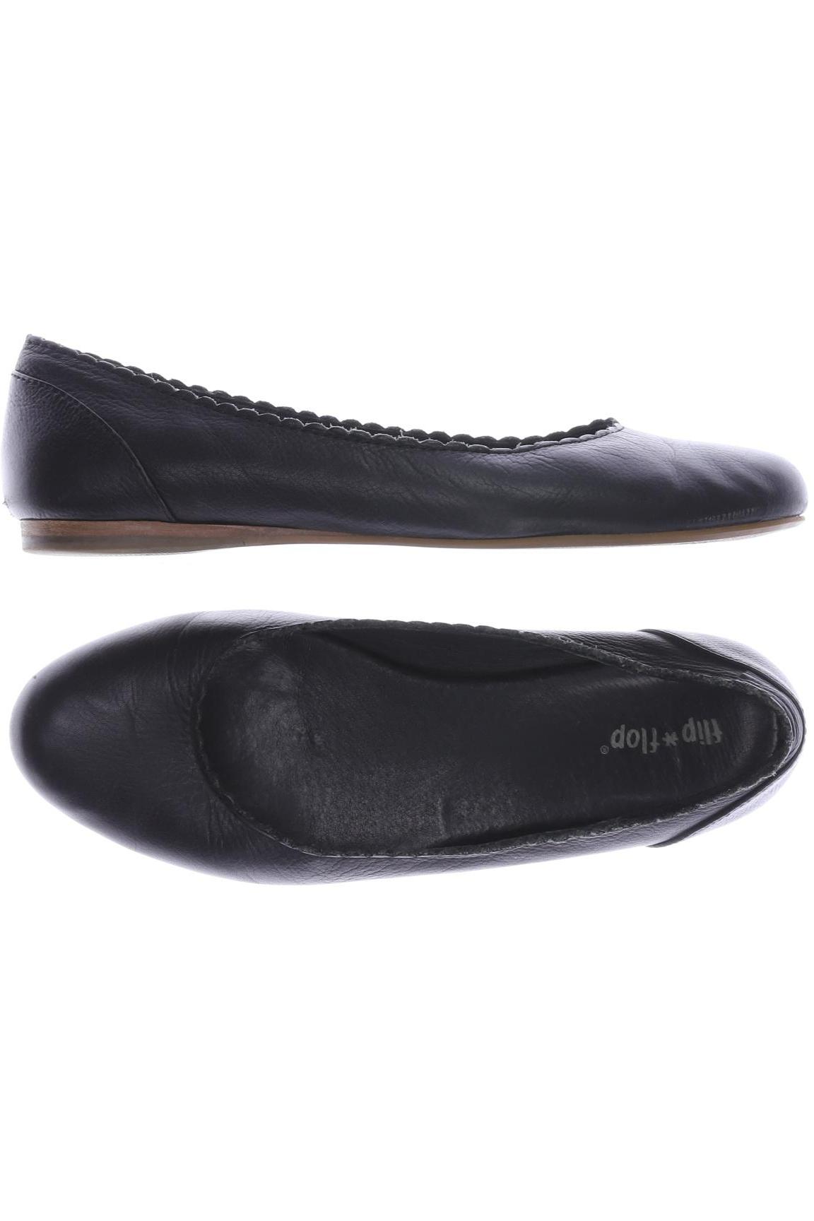 

Flip Flop Damen Ballerinas, schwarz