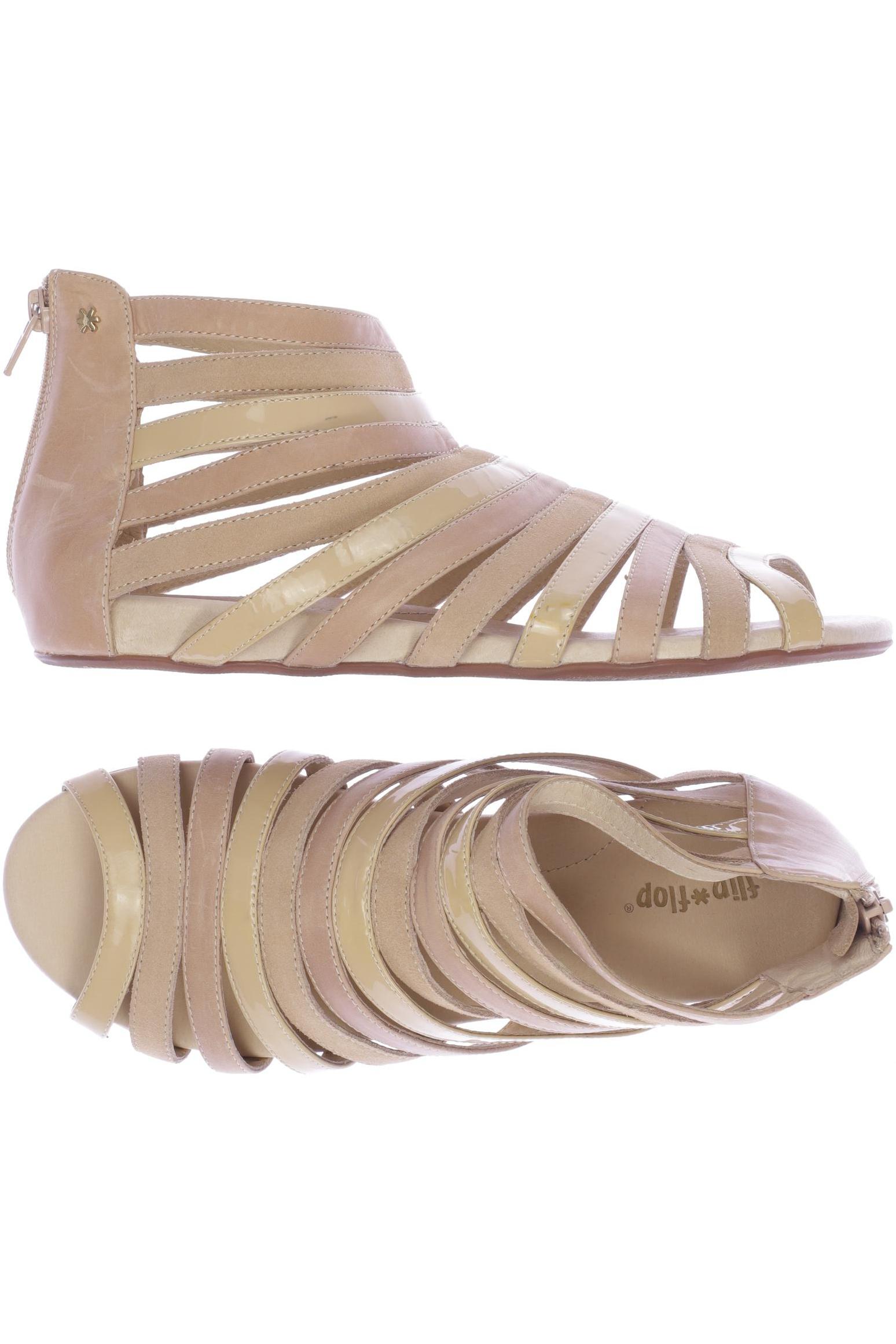 

Flip Flop Damen Sandale, beige, Gr. 39