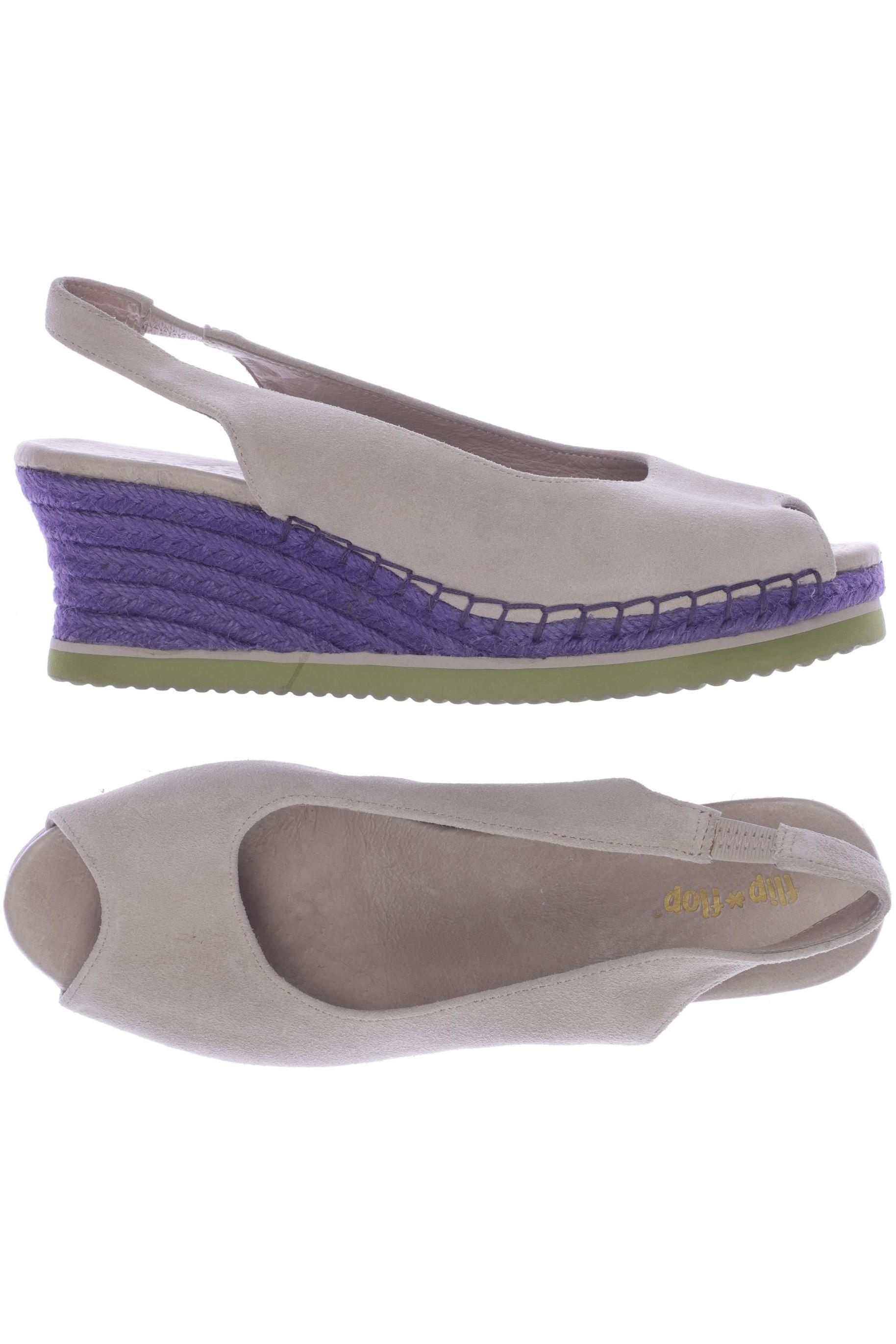 

Flip Flop Damen Sandale, beige, Gr. 38