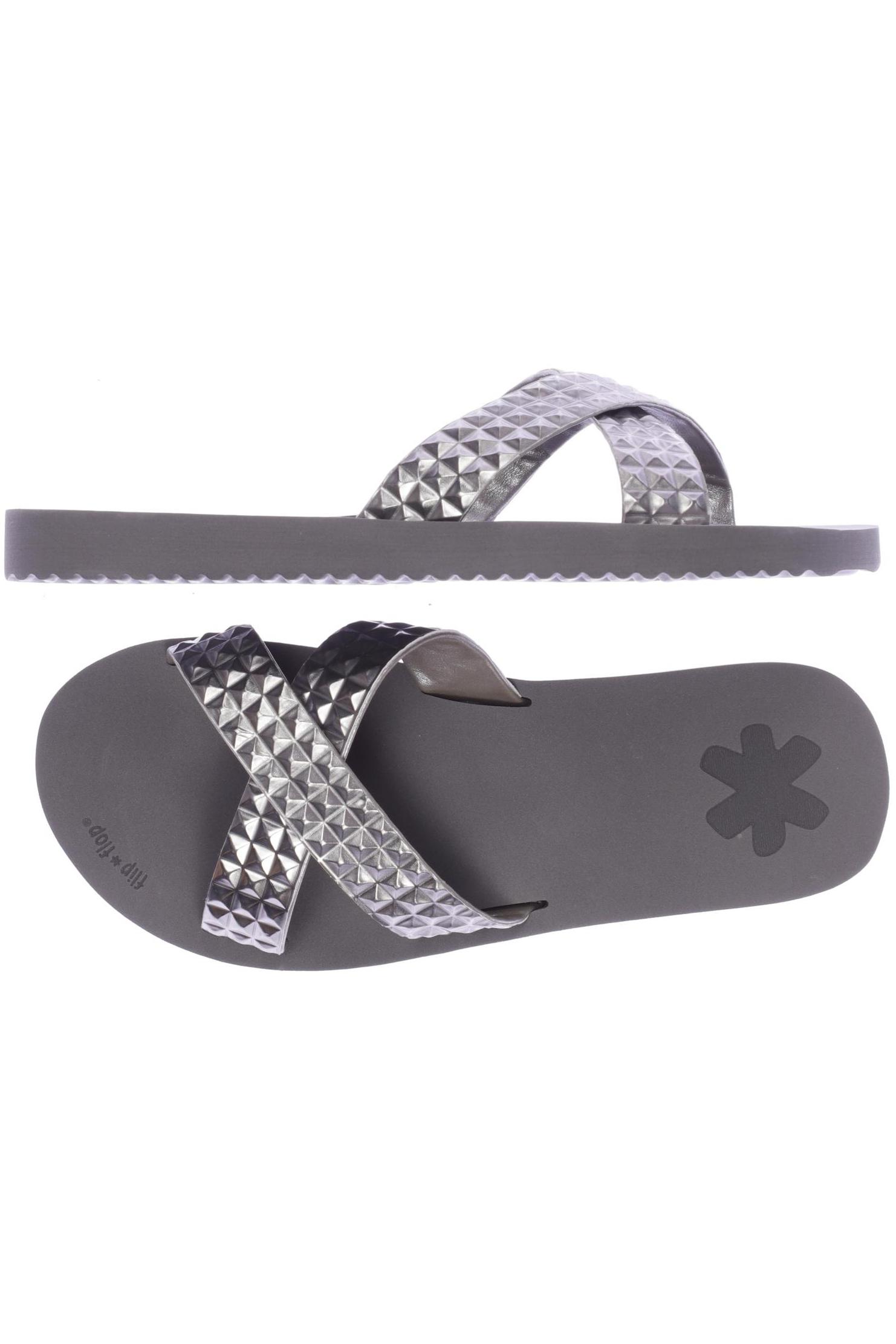 

flip*flop Damen Sandale, silber, Gr. 36