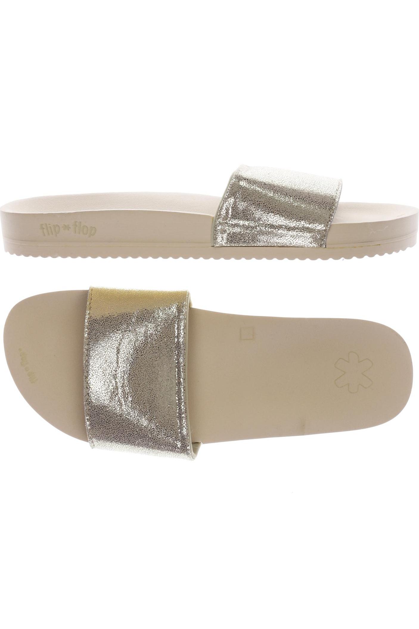 

Flip Flop Damen Sandale, gold