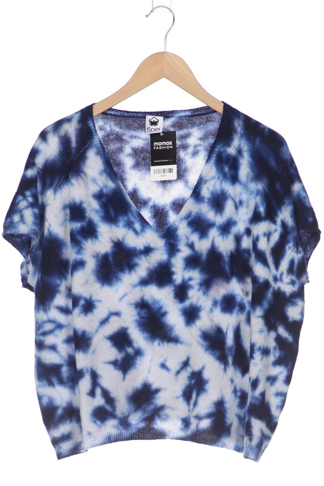 

floer Damen Pullover, blau, Gr. 36