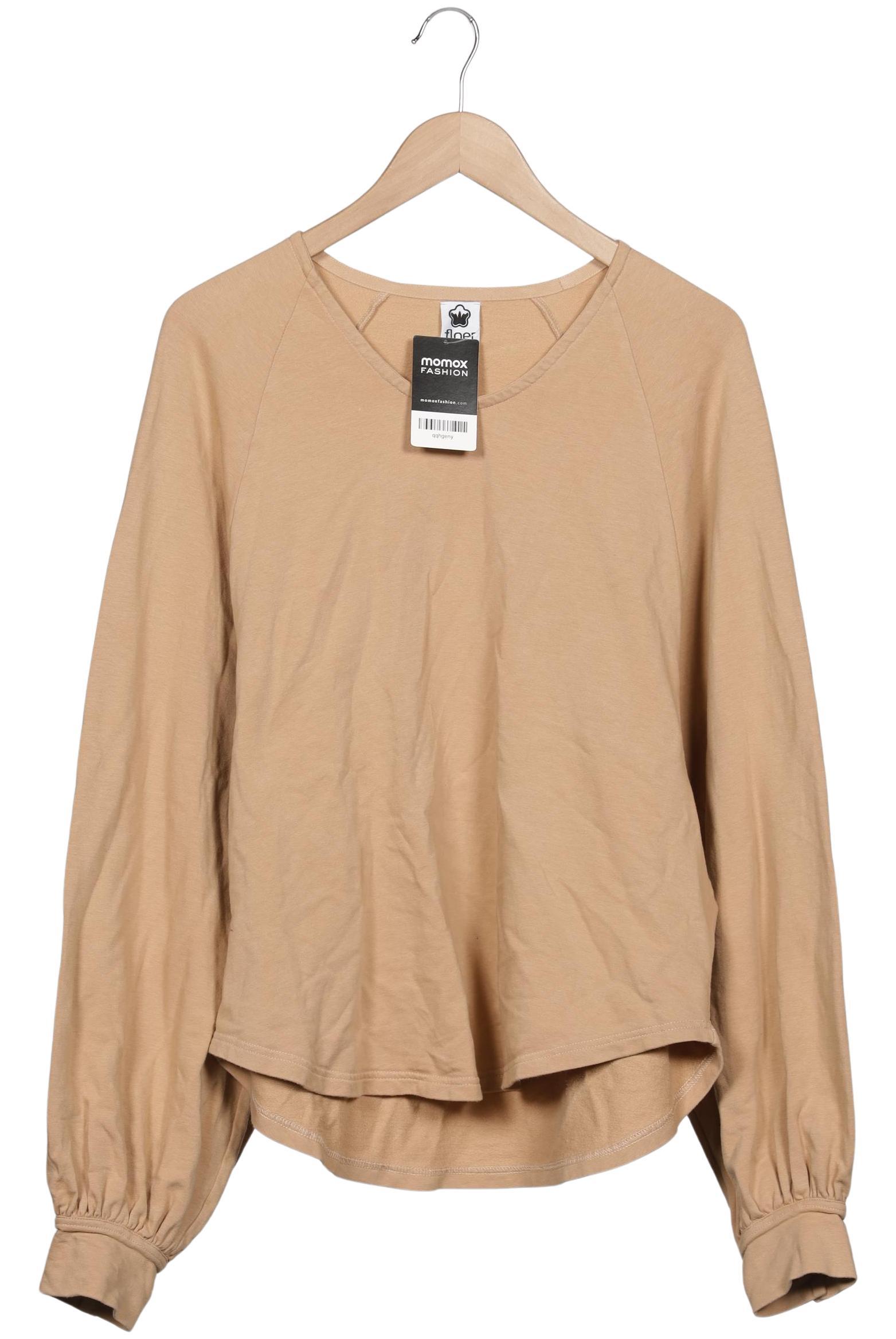 

floer Damen Sweatshirt, beige, Gr. 38