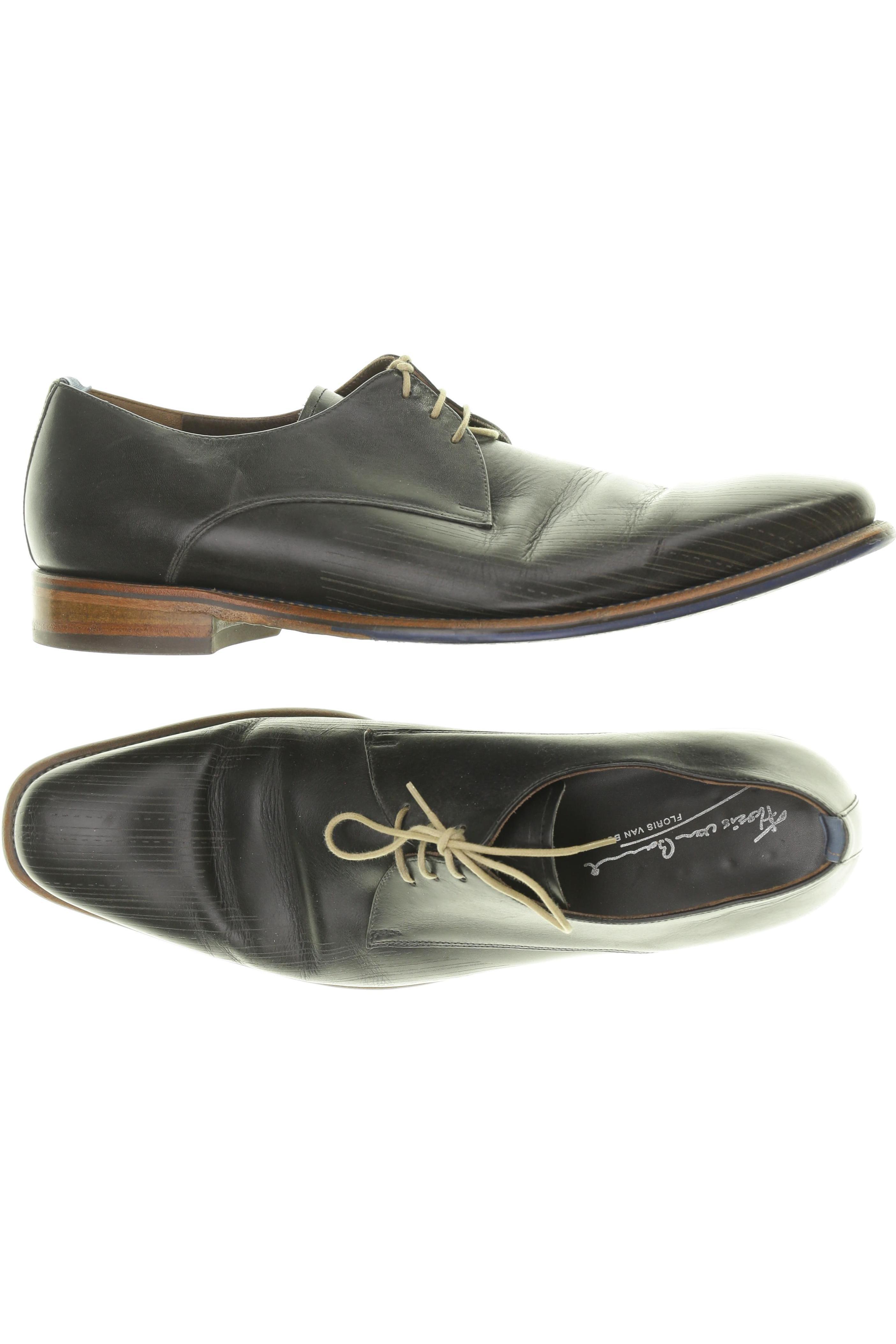 

Floris van Bommel Herren Halbschuh, schwarz, Gr. 9.5