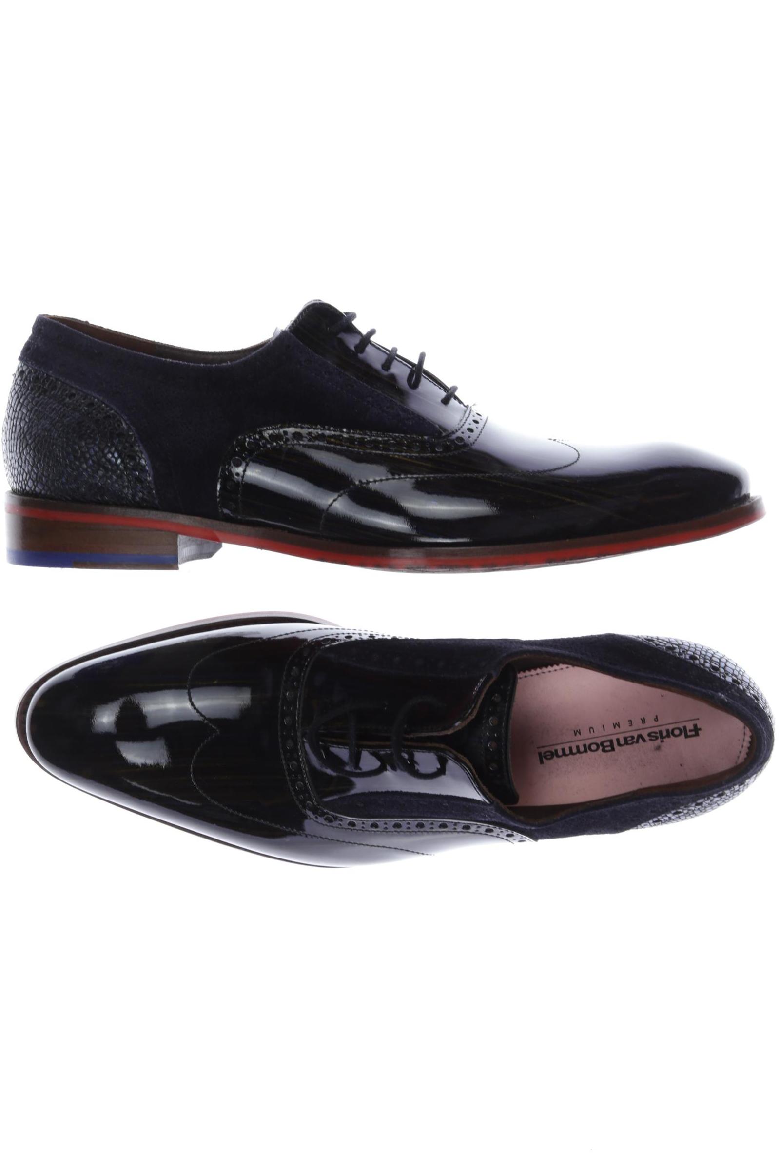 

Floris van Bommel Herren Halbschuh, schwarz, Gr. 7.5