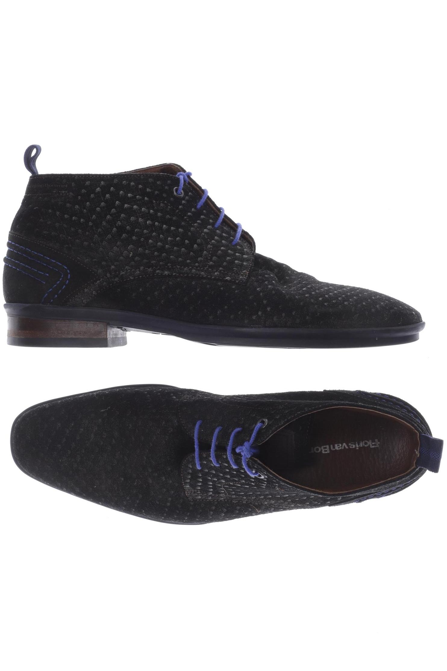 

Floris van Bommel Herren Halbschuh, schwarz, Gr. 7