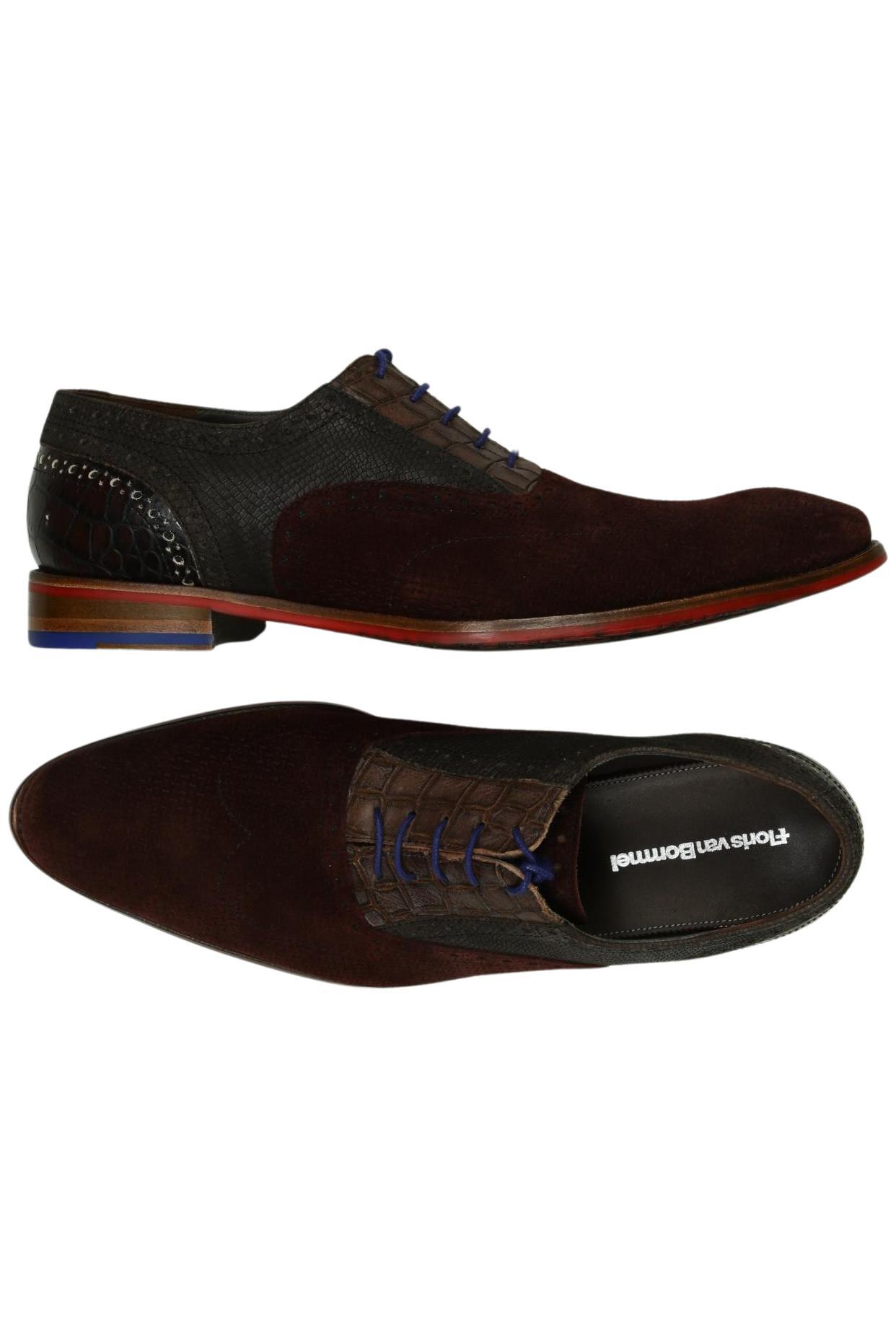 

Floris van Bommel Herren Halbschuh, bordeaux, Gr. 8.5