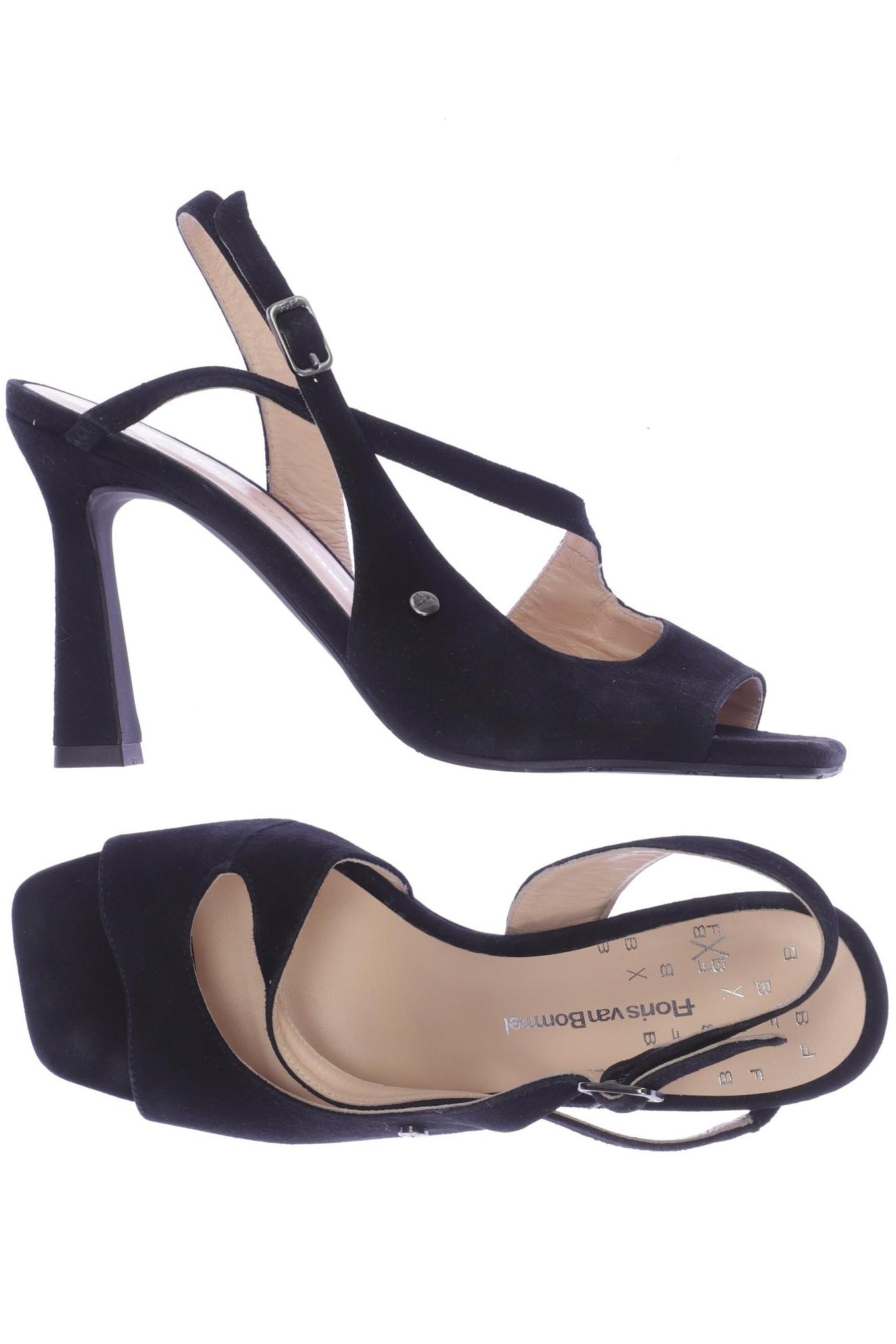 

Floris van Bommel Damen Sandale, schwarz, Gr. 39