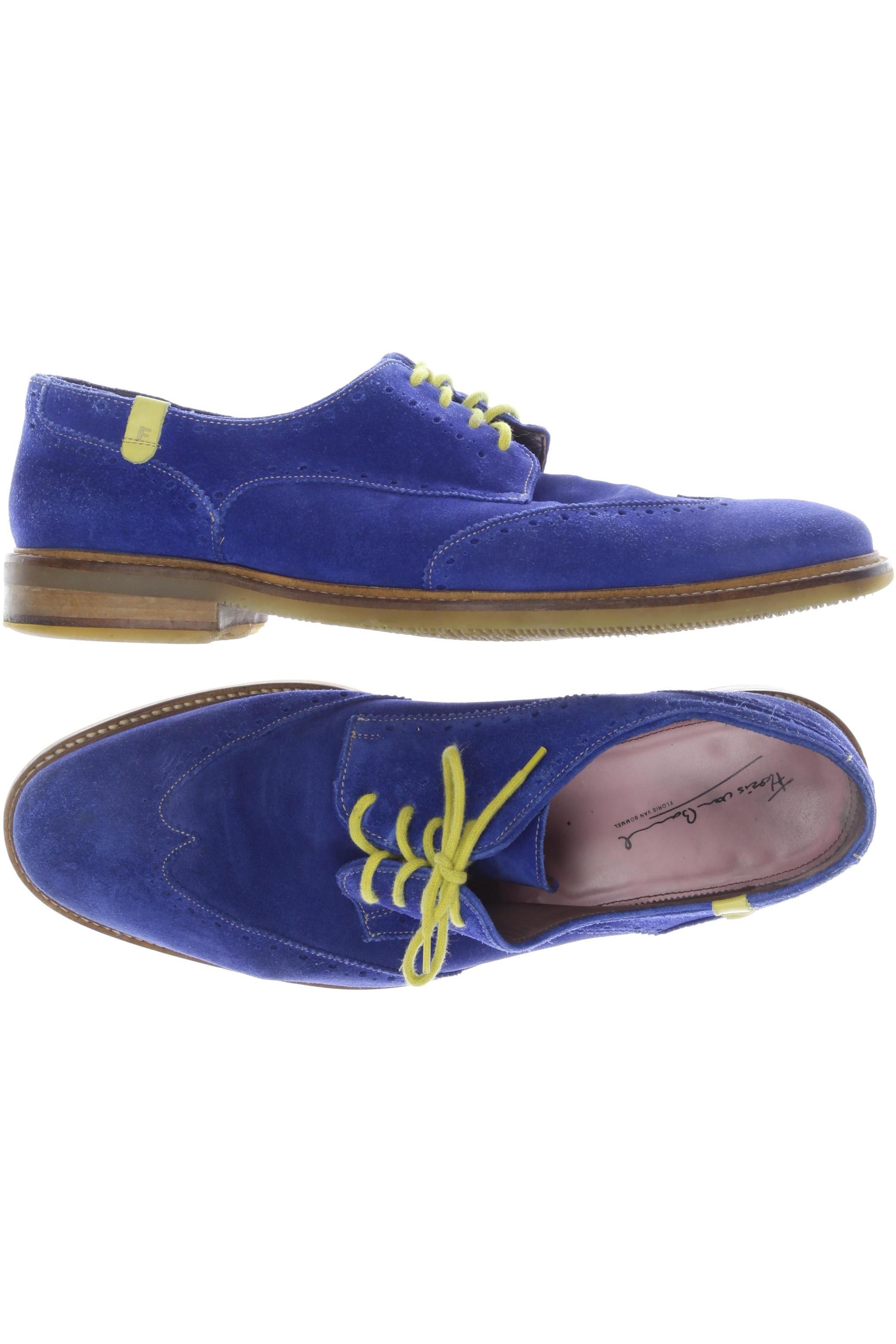 

Floris van Bommel Herren Halbschuh, blau, Gr. 10.5
