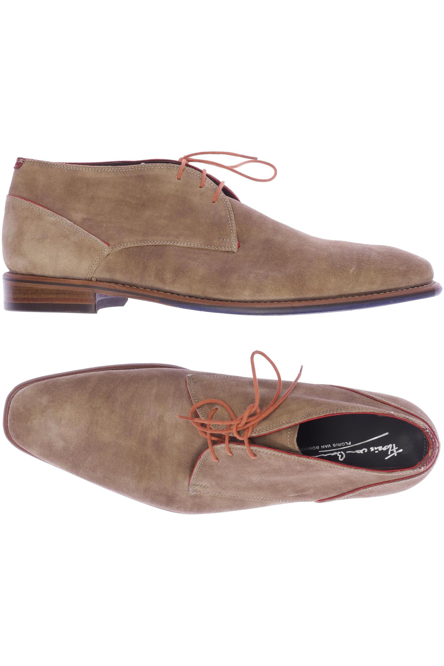 

Floris van Bommel Herren Halbschuh, beige, Gr. 10