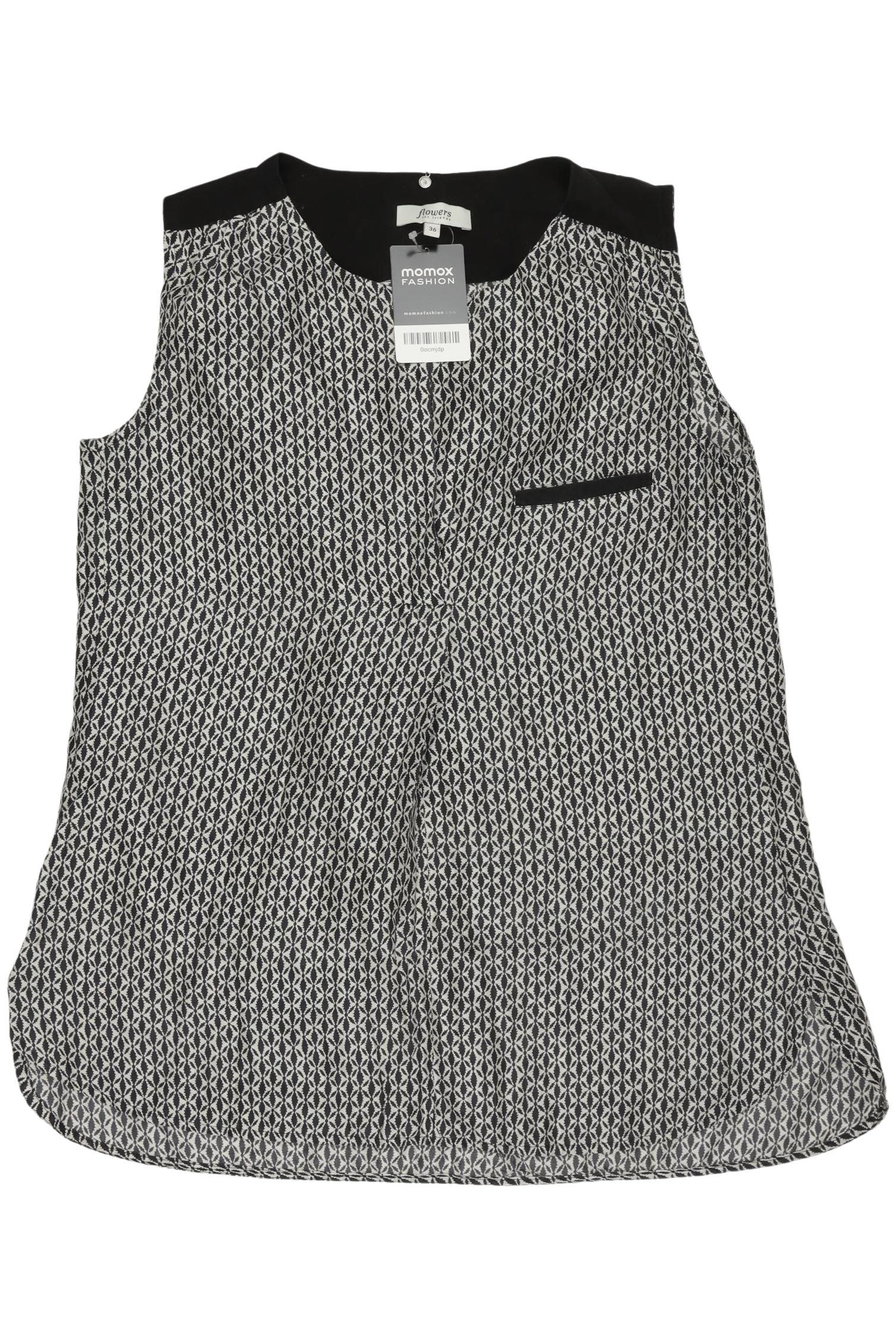 

flowers for friends Damen Top, schwarz, Gr. 36