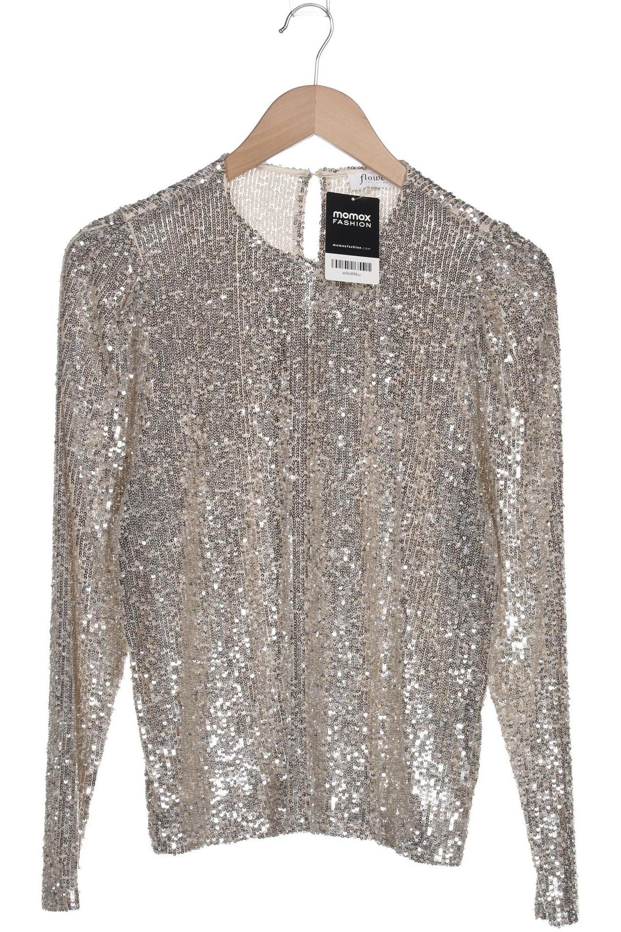 

flowers for friends Damen Langarmshirt, beige, Gr. 36
