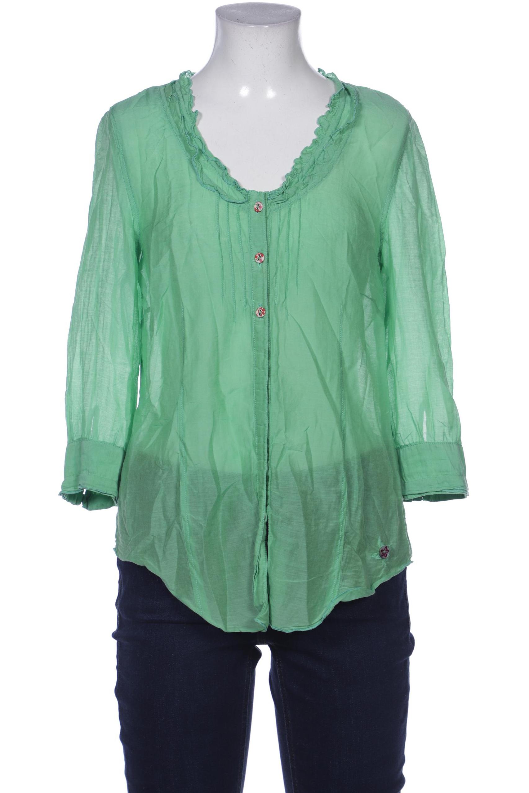 

flowers for friends Damen Bluse, grün, Gr. 38