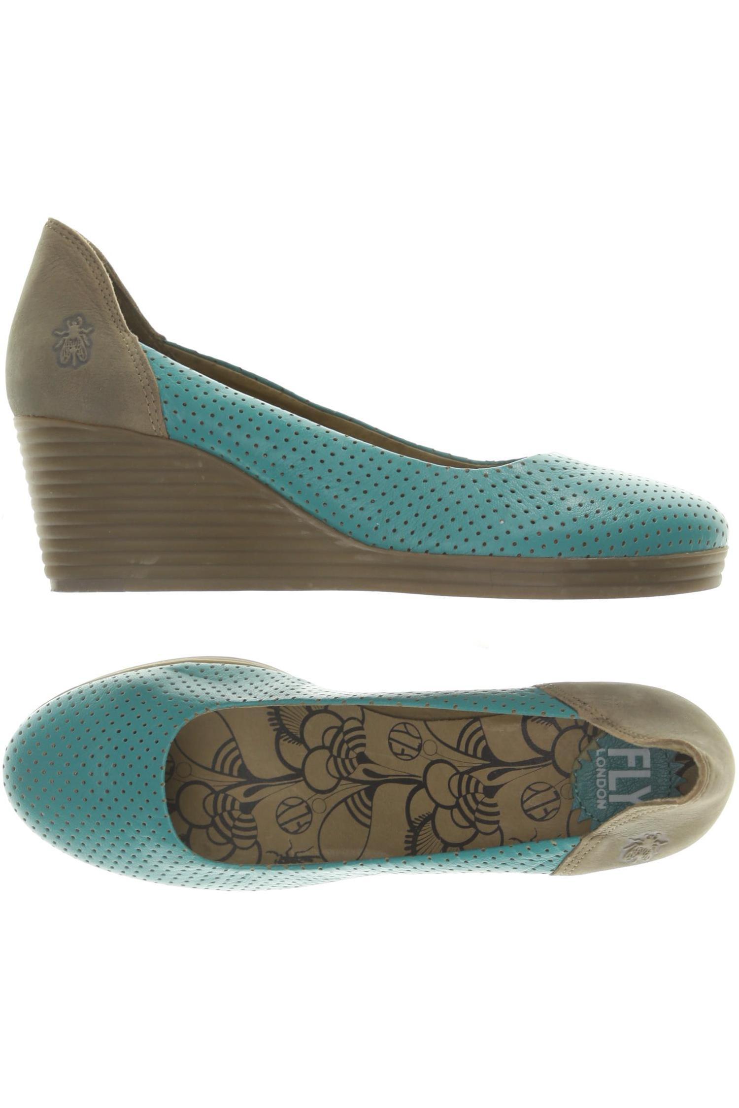 

Fly London Damen Pumps, türkis, Gr. 40