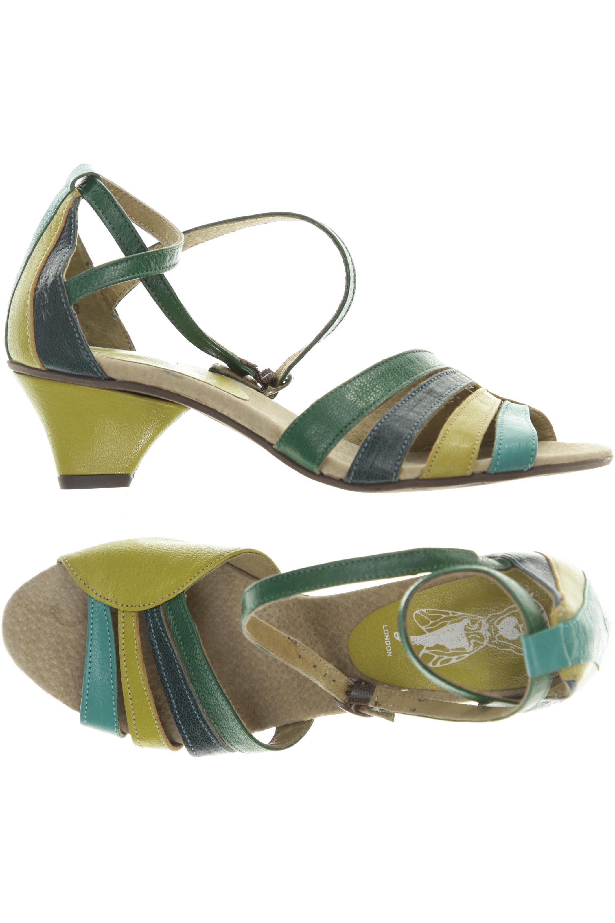 

Fly London Damen Sandale, grün, Gr. 38