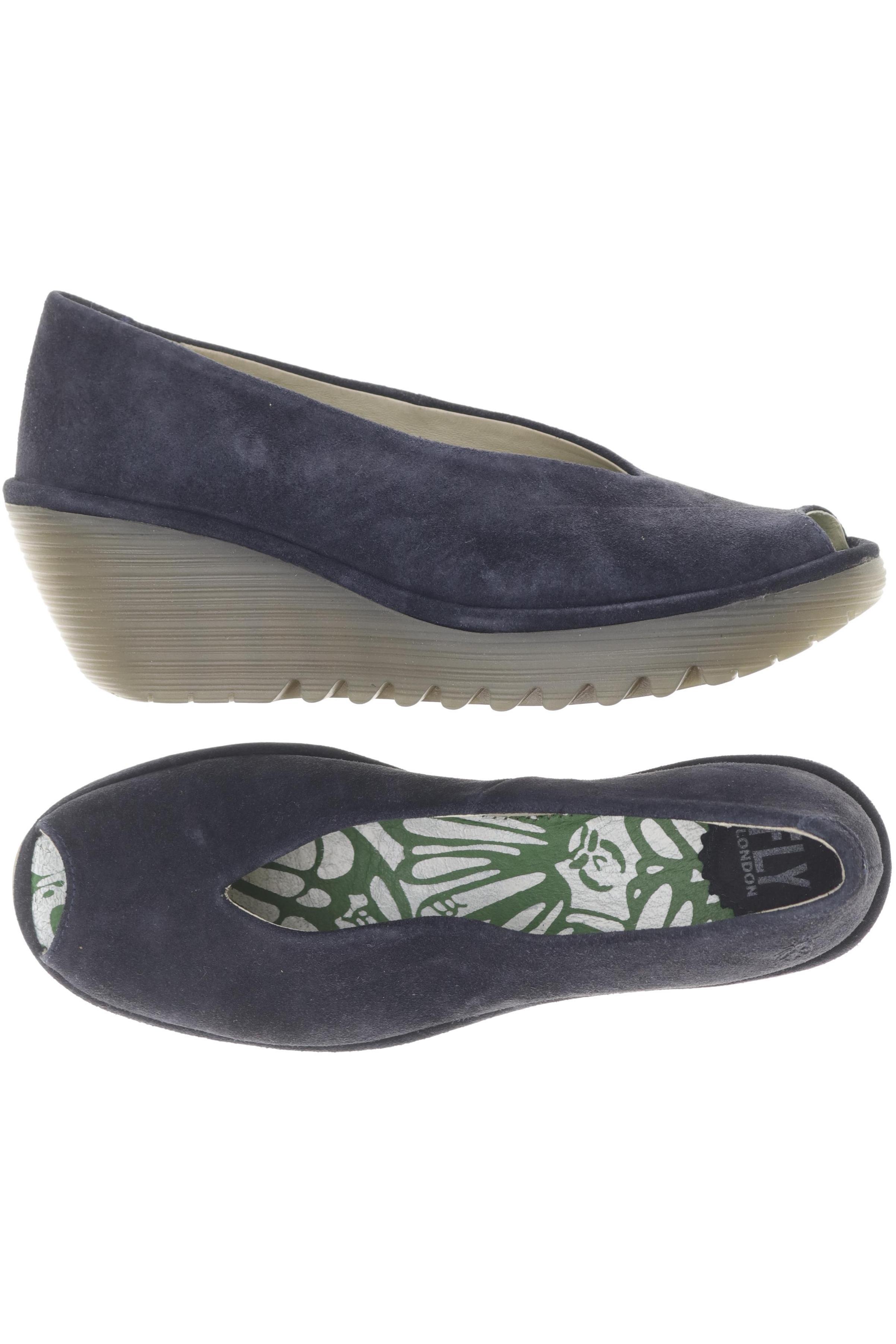 

Fly London Damen Pumps, blau, Gr. 40