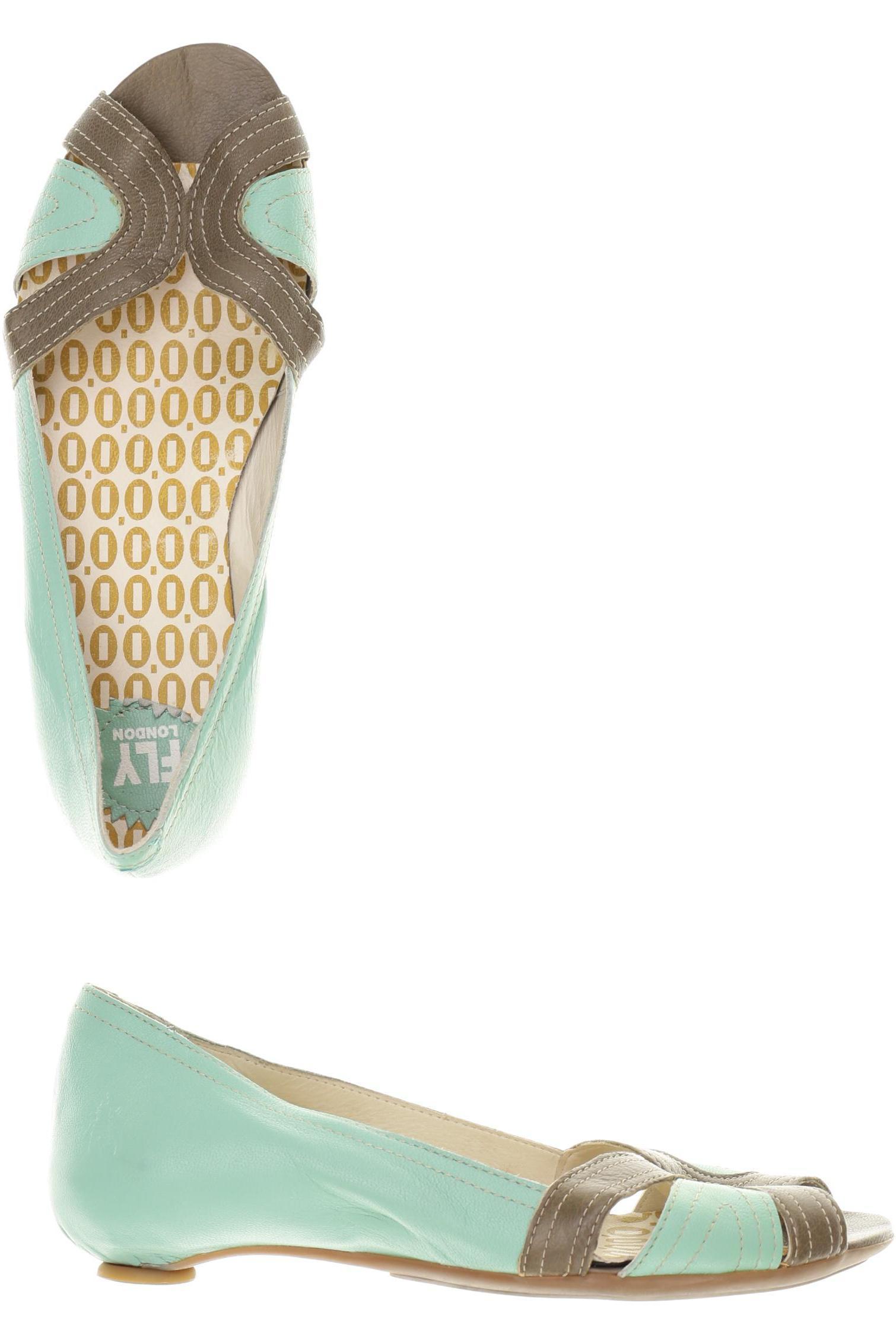 

Fly London Damen Sandale, türkis, Gr. 39