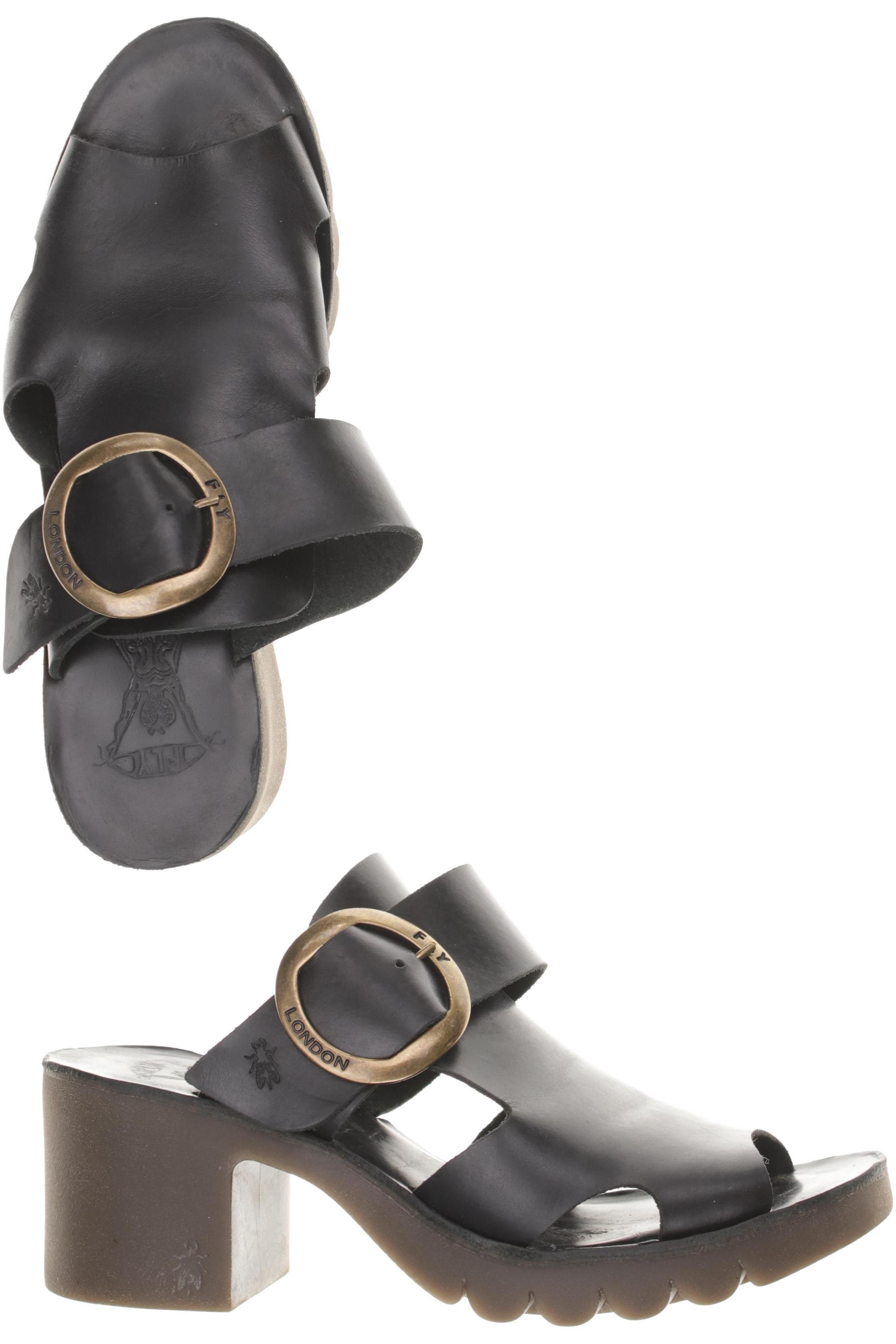

Fly London Damen Sandale, schwarz, Gr. 41