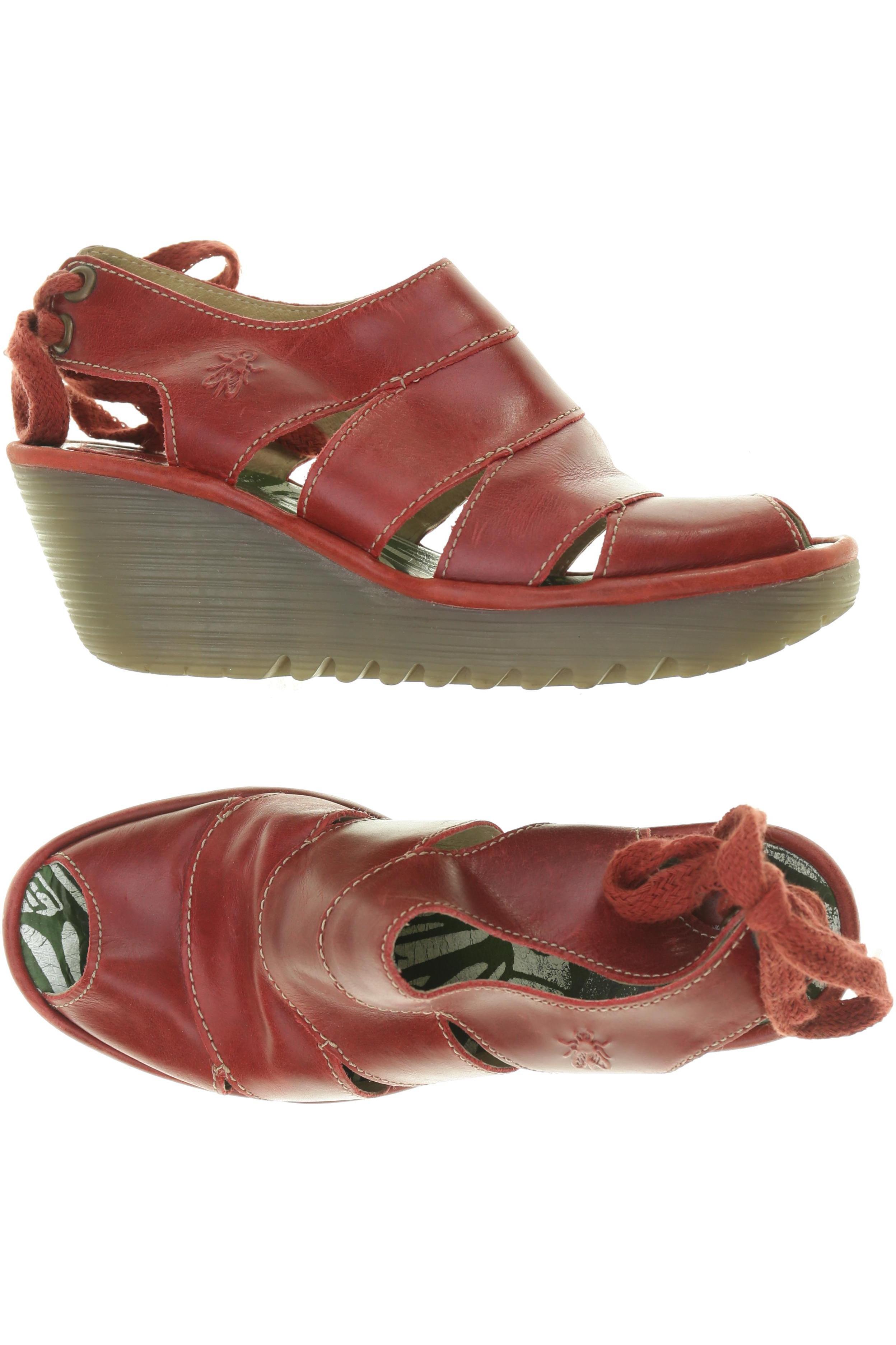 

Fly London Damen Sandale, rot, Gr. 38