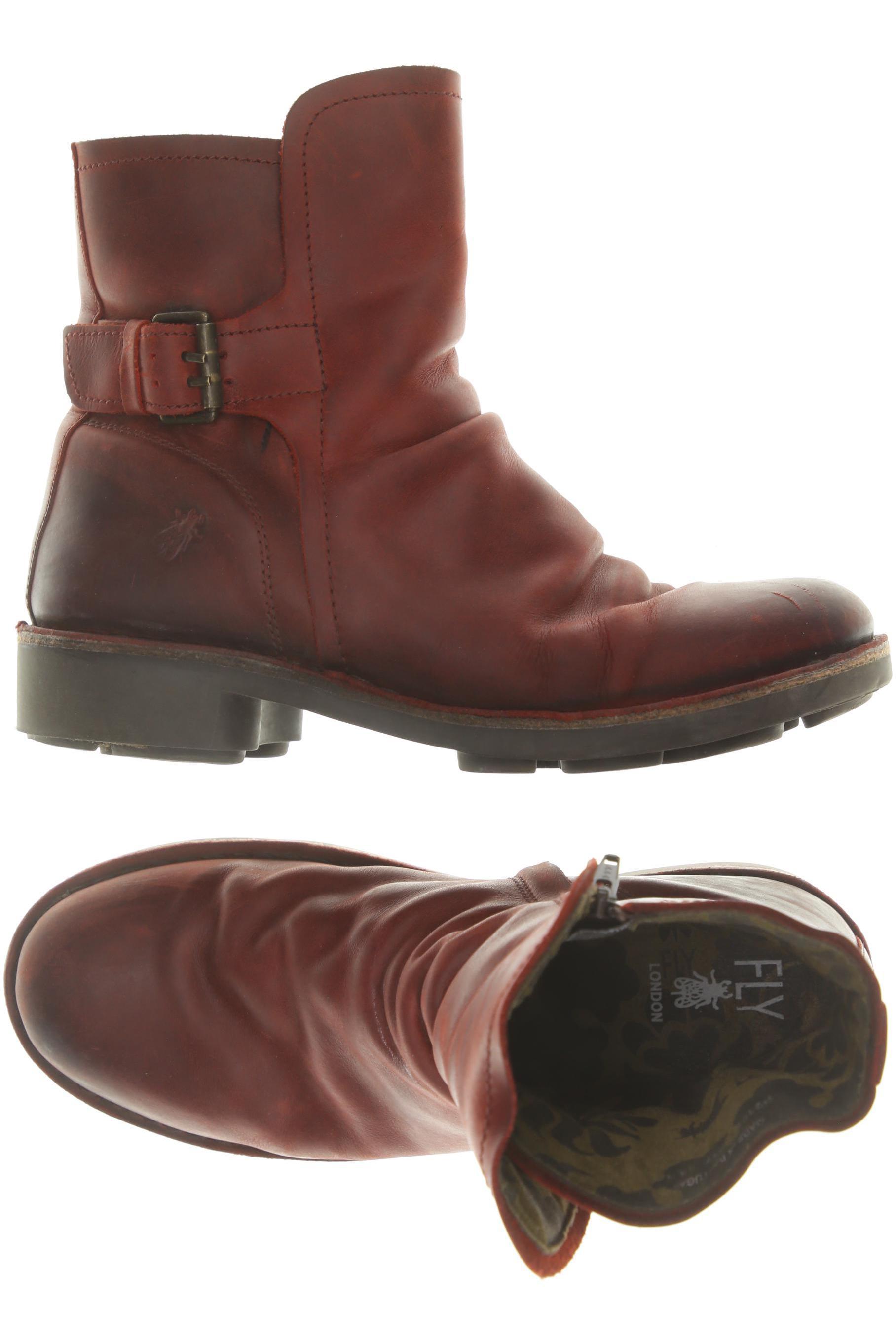 

Fly London Damen Stiefelette, rot, Gr. 42