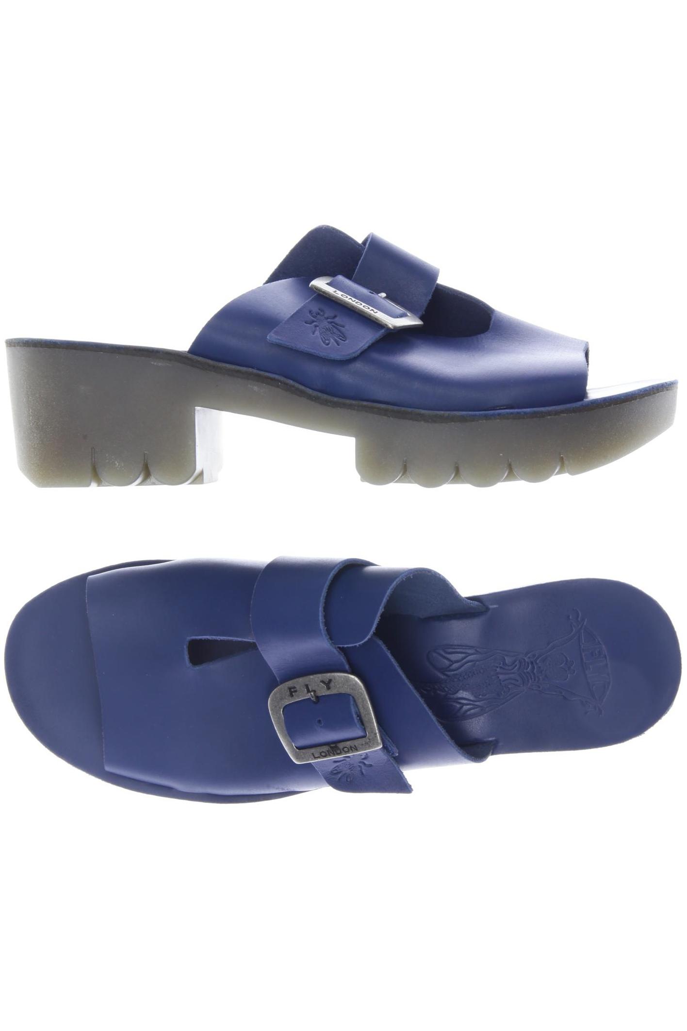 

Fly London Damen Sandale, blau, Gr. 39