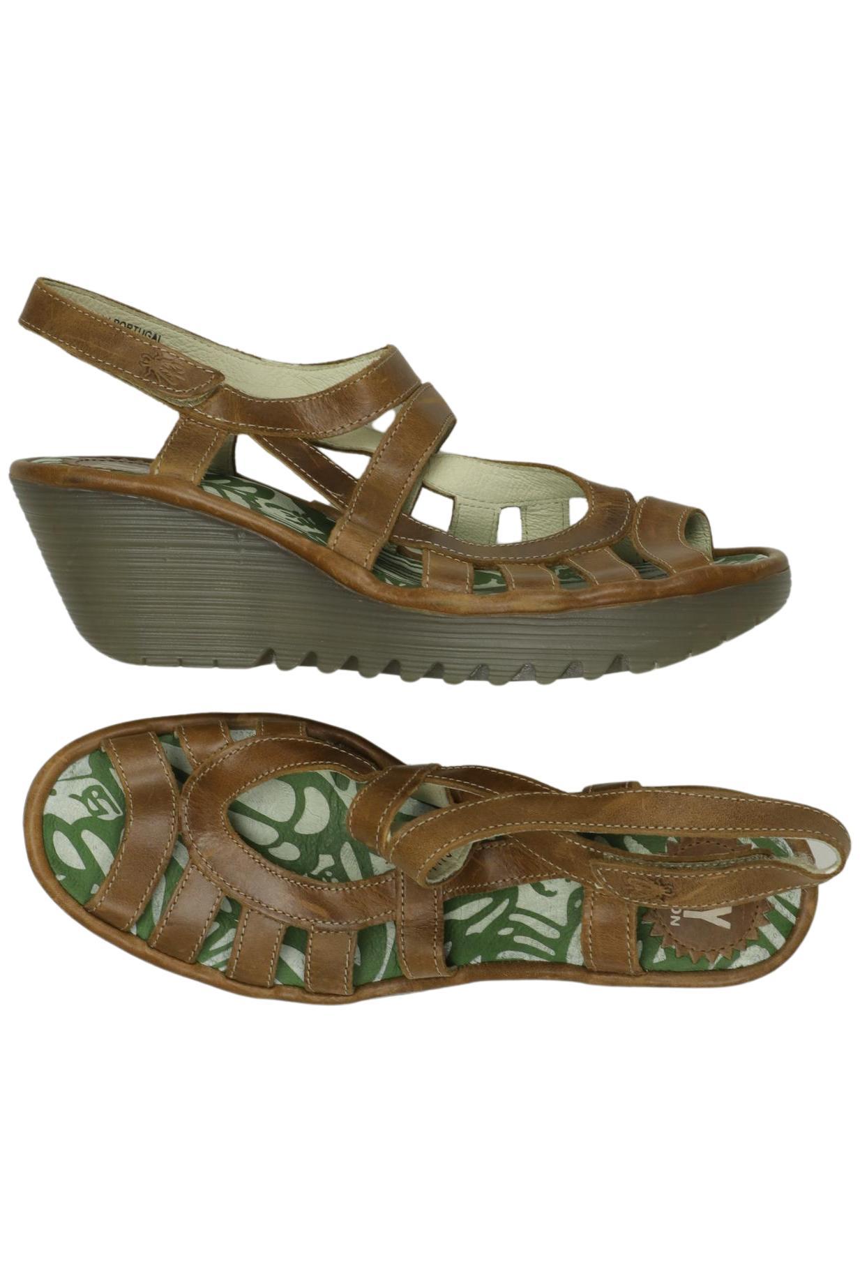 

Fly London Damen Sandale, braun, Gr. 39