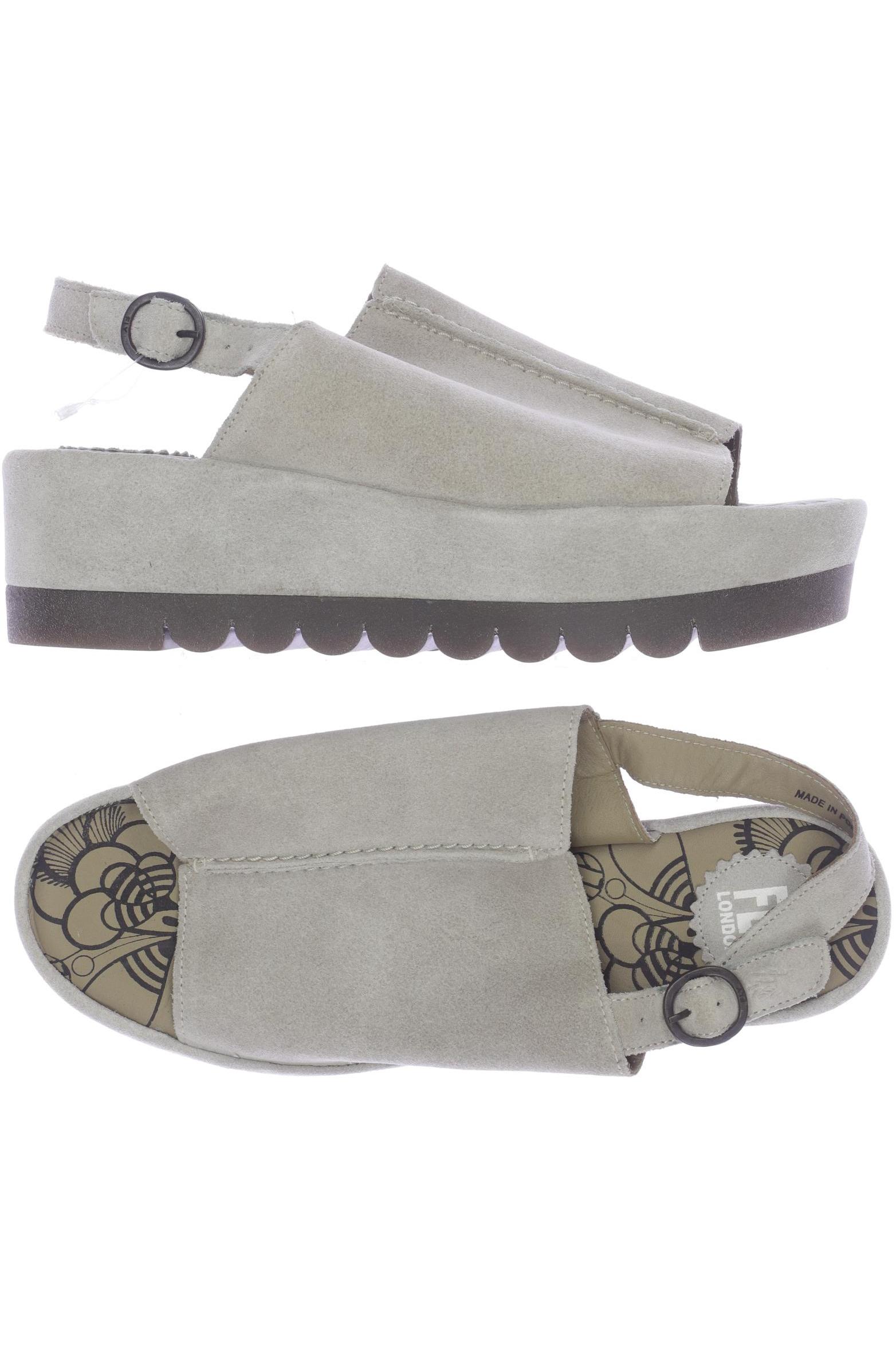 

Fly London Damen Sandale, grau, Gr. 40