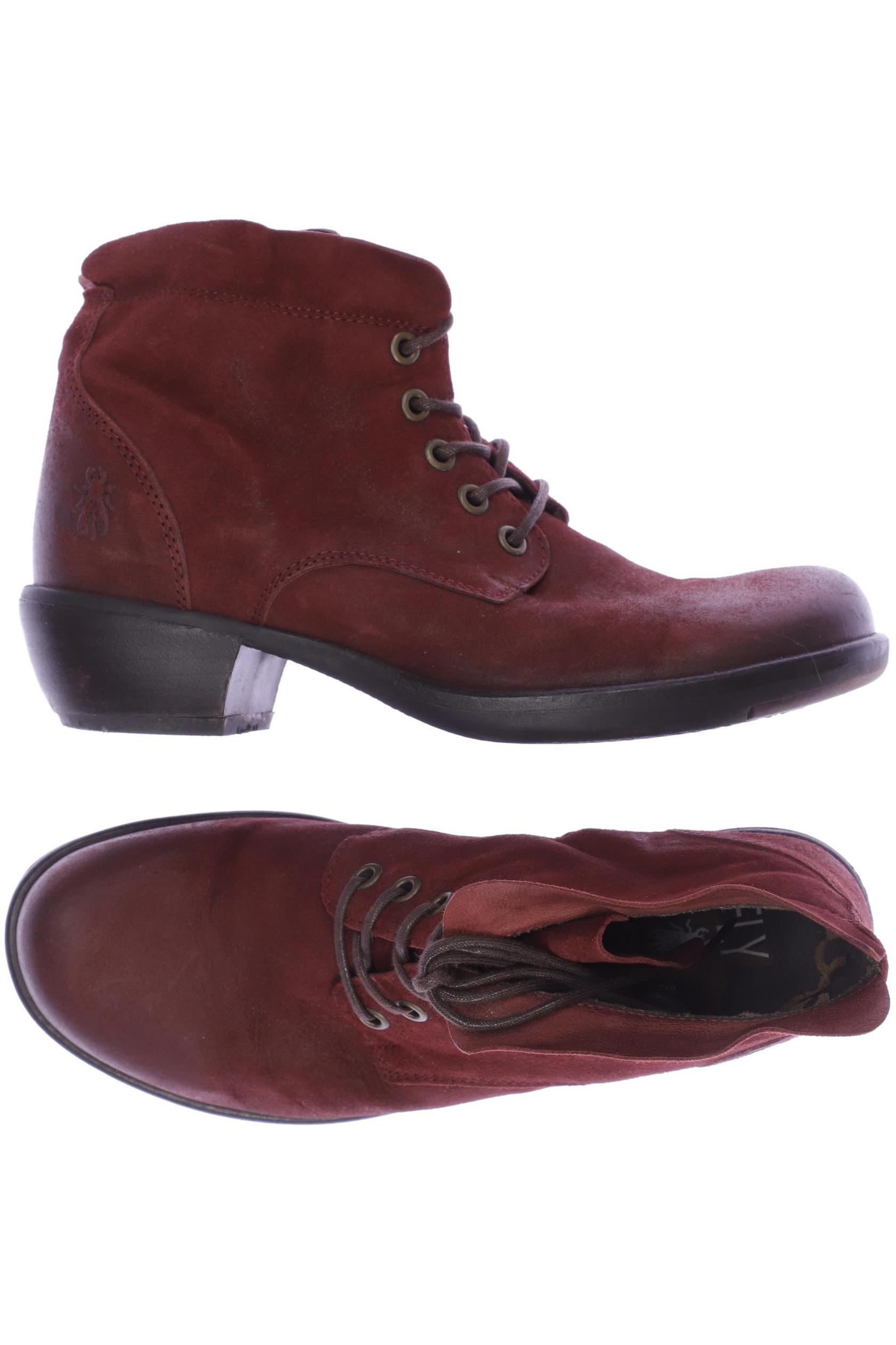 

Fly London Damen Stiefelette, bordeaux, Gr. 38