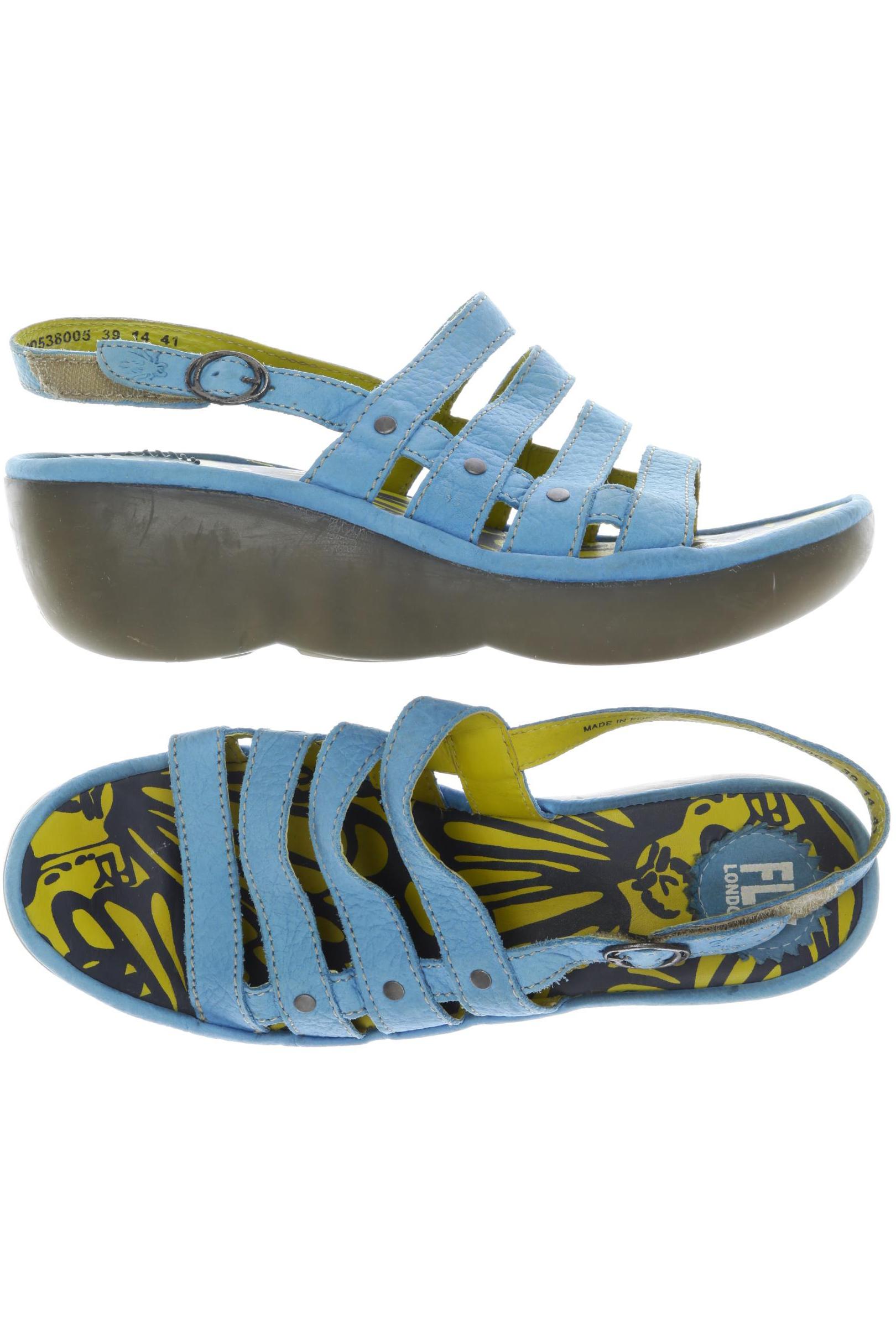 

Fly London Damen Sandale, türkis, Gr. 41