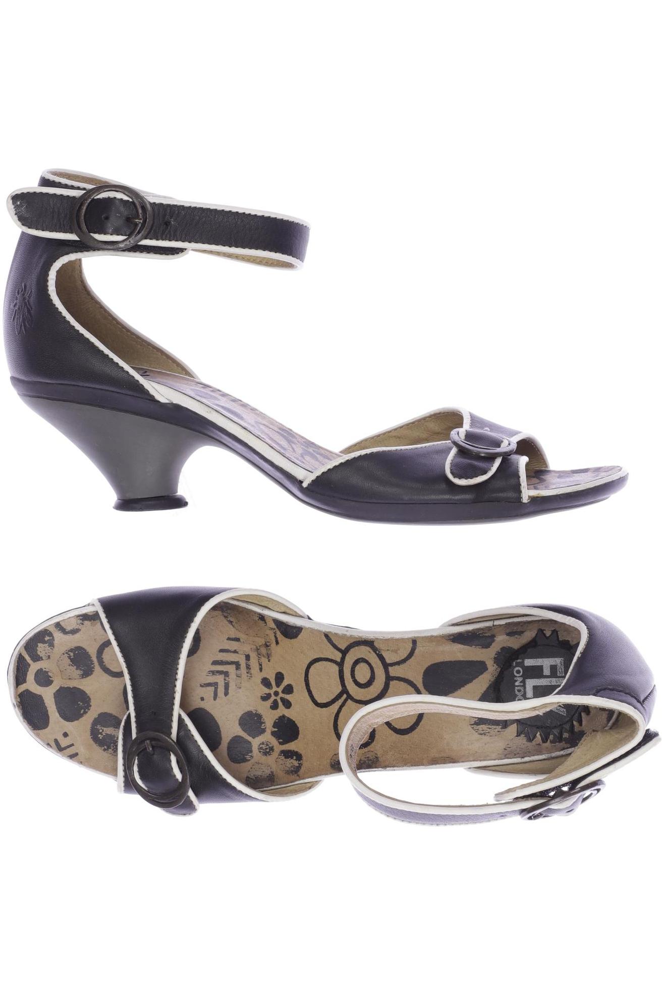

Fly London Damen Sandale, schwarz, Gr. 38