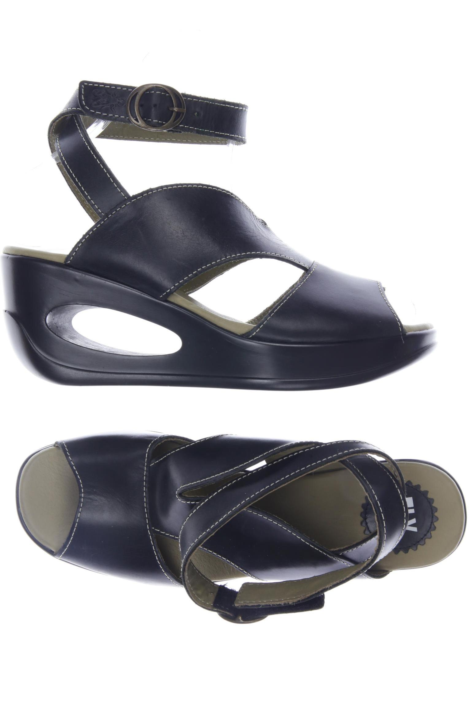 

Fly London Damen Sandale, schwarz, Gr. 39