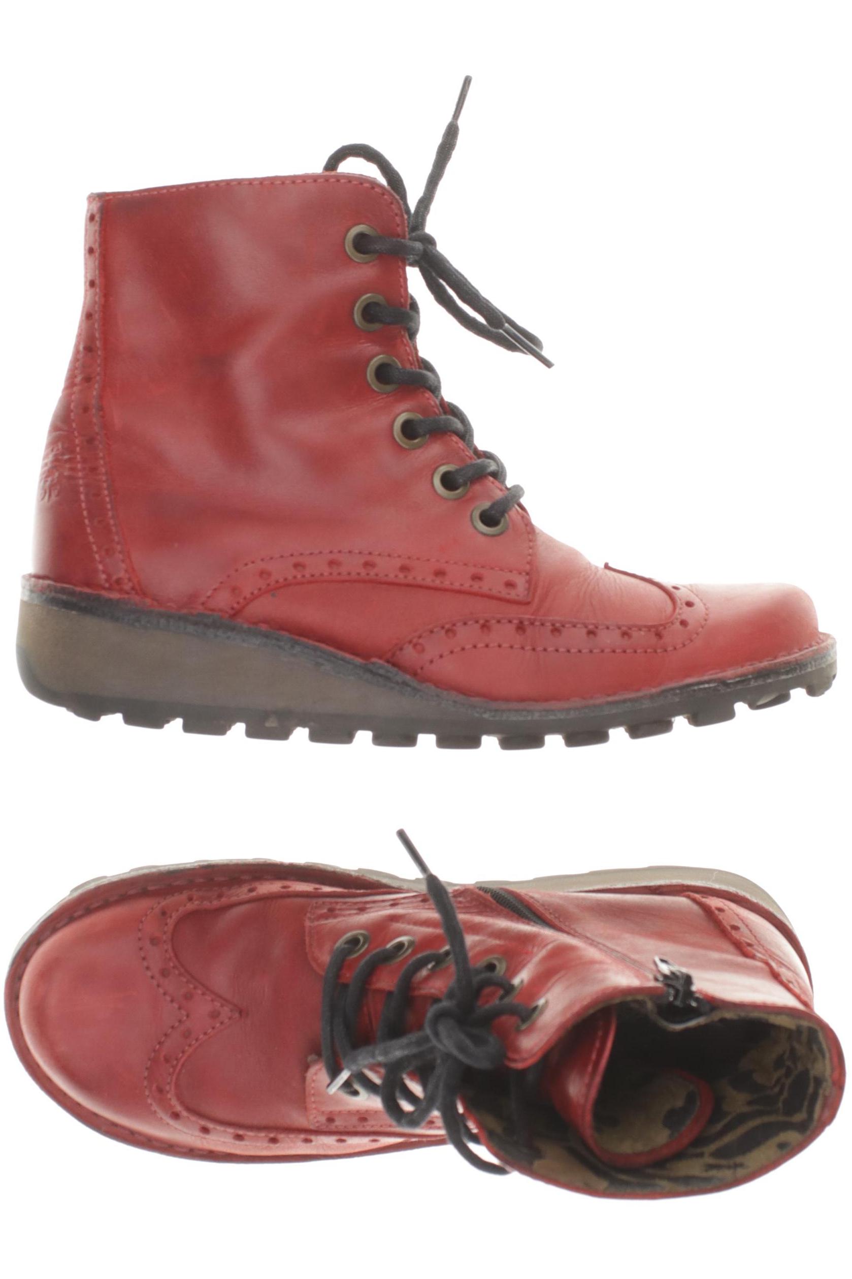 

Fly London Damen Stiefel, rot, Gr. 37