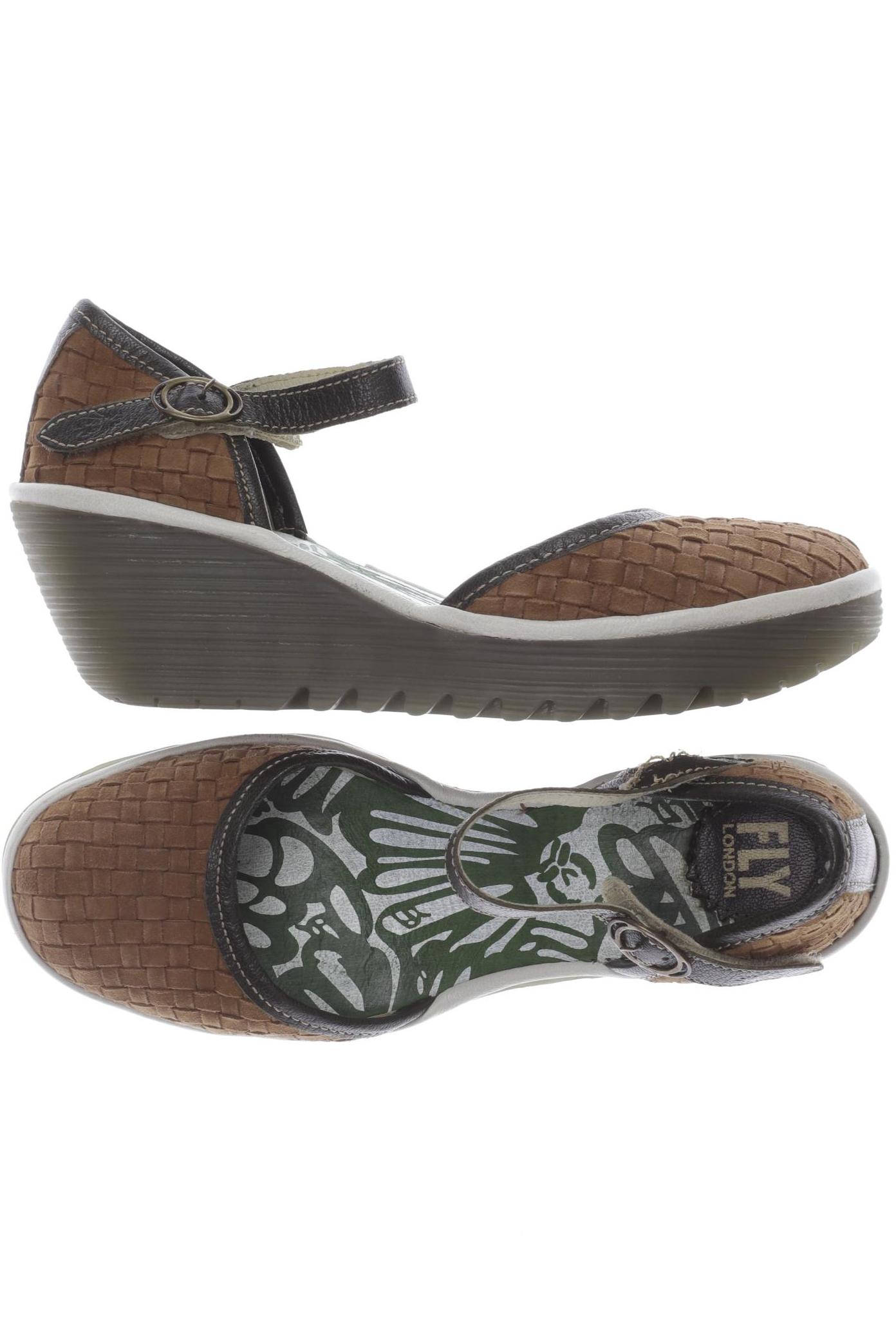 

Fly London Damen Sandale, braun, Gr. 40