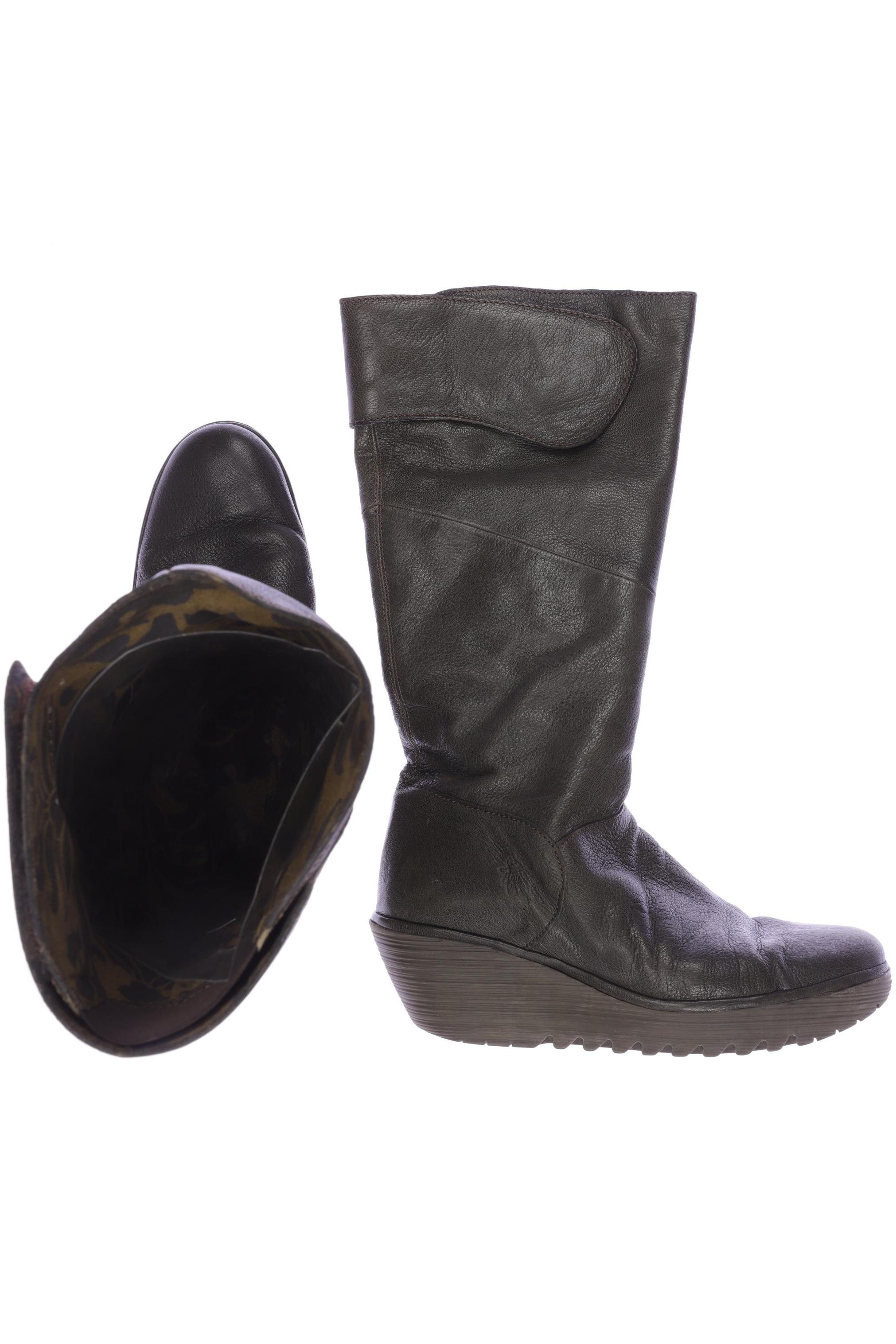 

Fly London Damen Stiefel, grün, Gr. 42