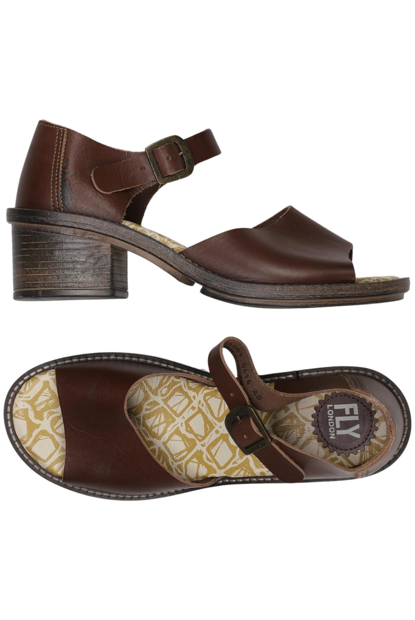 

Fly London Damen Sandale, braun, Gr. 40