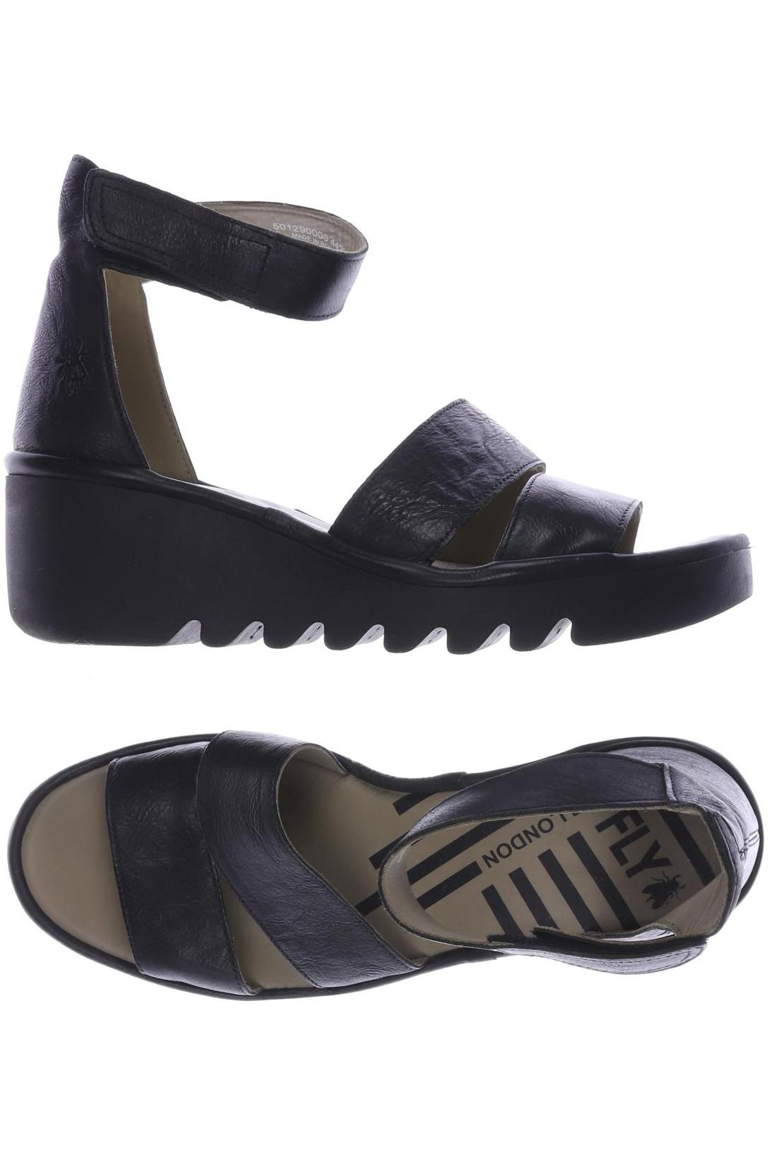 

Fly London Damen Sandale, schwarz