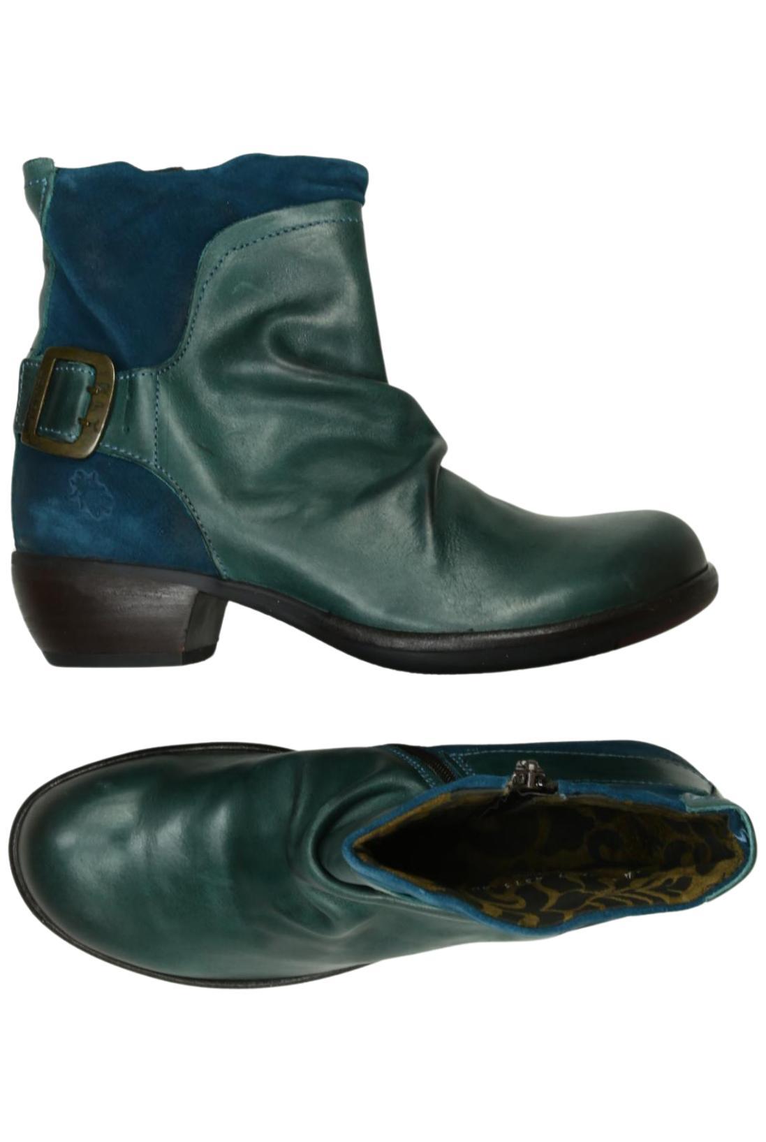 Thumbnail - Fly London Damen Stiefelette, türkis, Gr. 40
