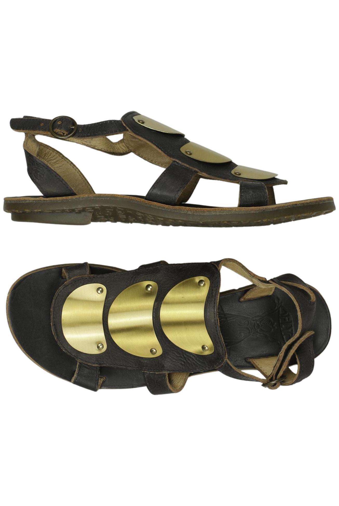 

Fly London Damen Sandale, schwarz, Gr. 37