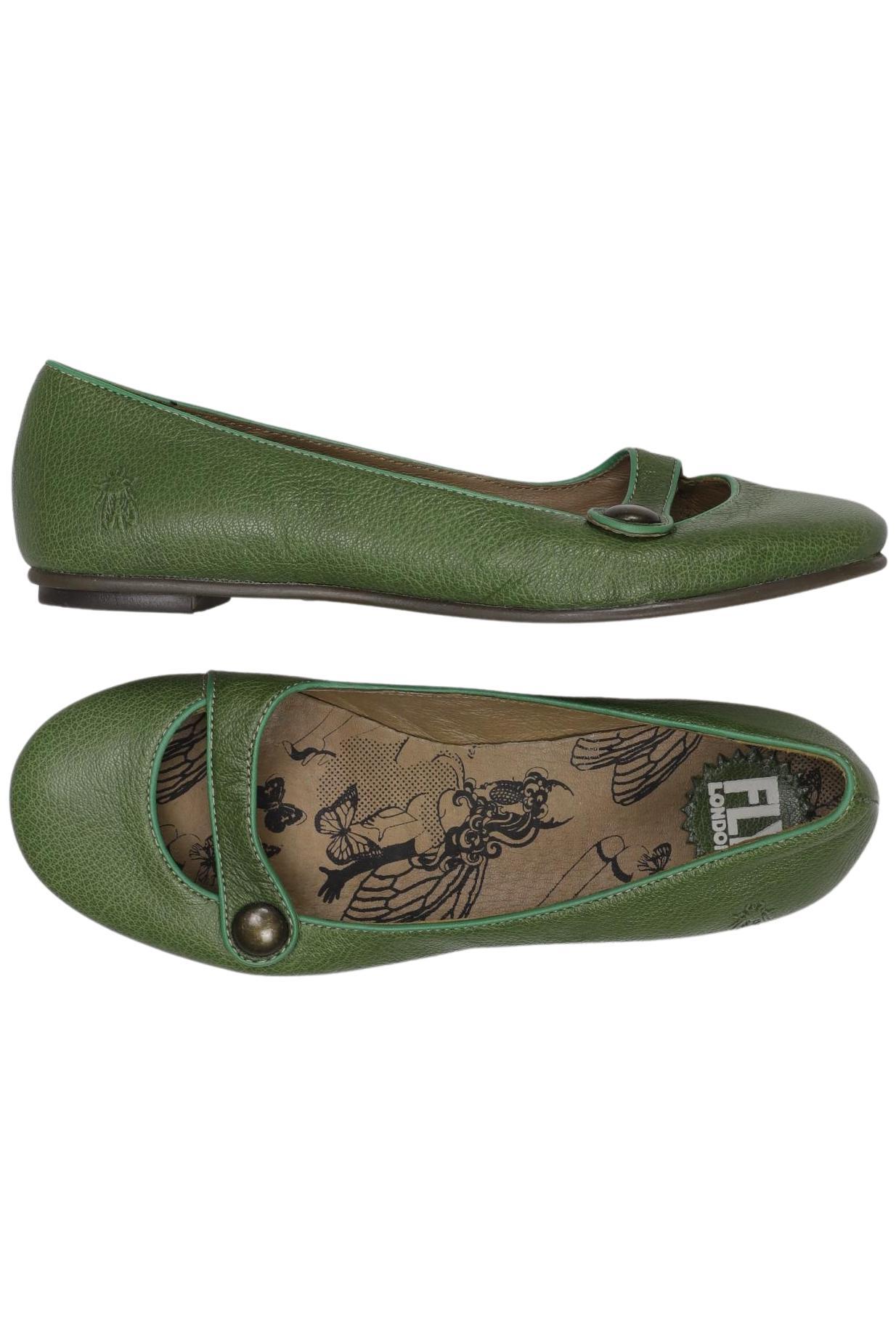 

Fly London Damen Ballerinas, grün, Gr. 38