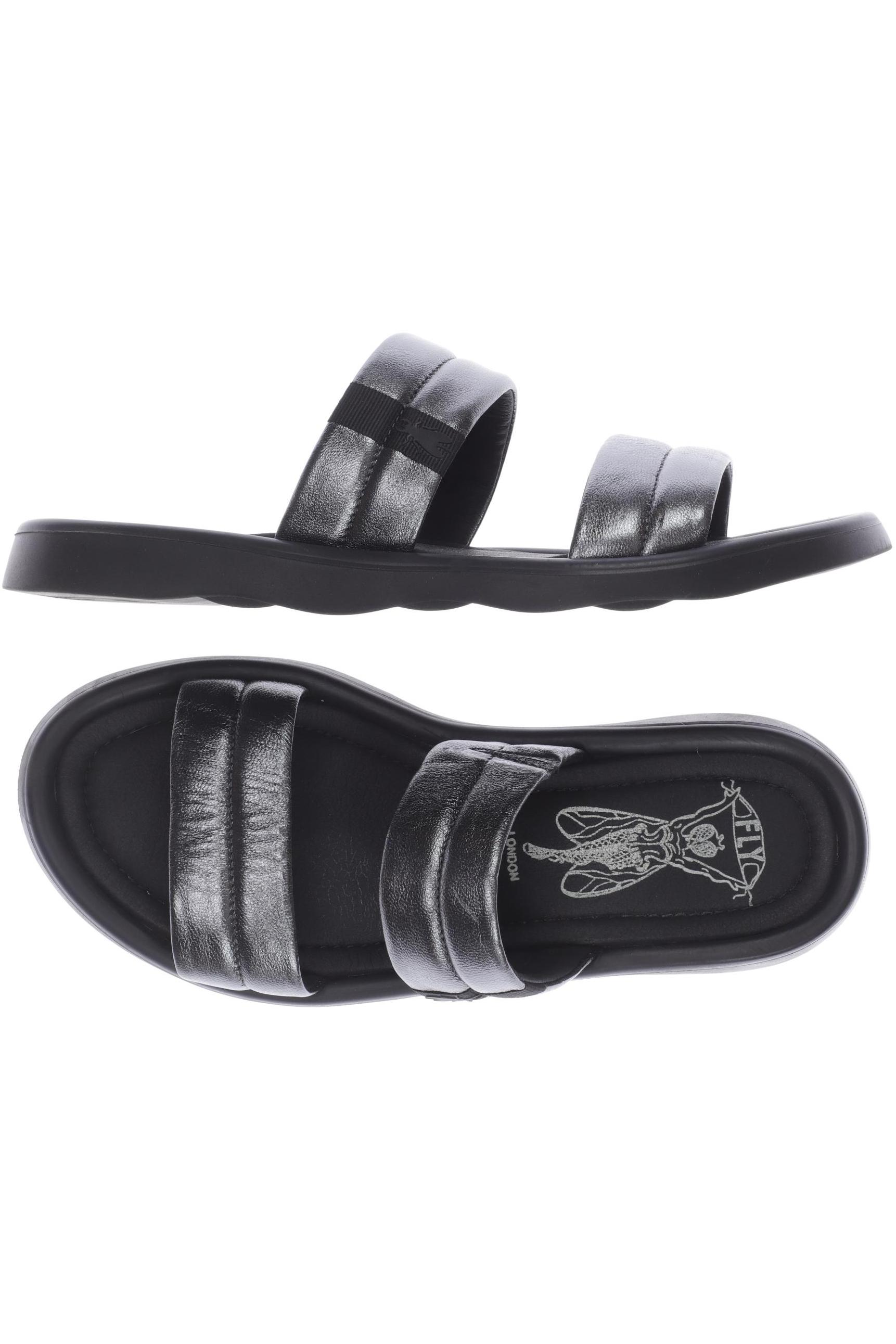 

Fly London Damen Sandale, silber, Gr. 40