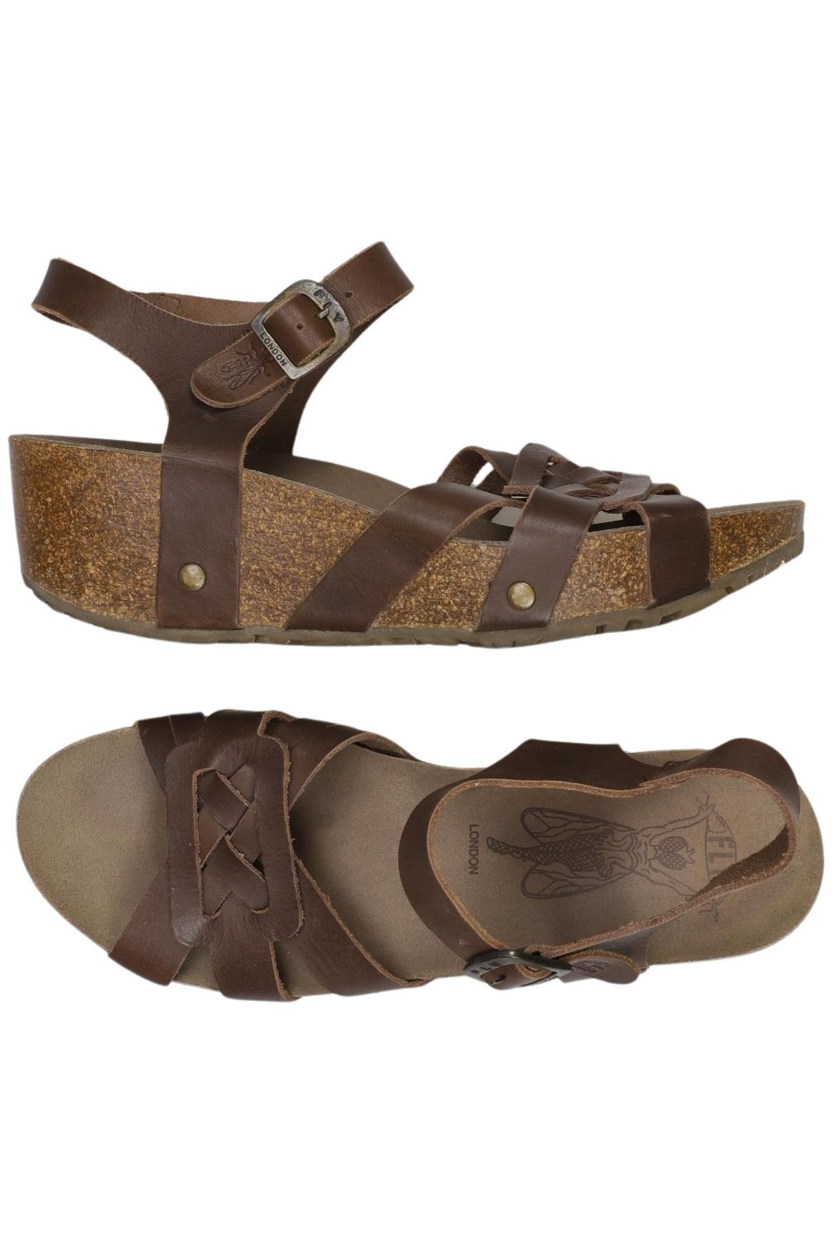 

Fly London Damen Sandale, braun, Gr. 40