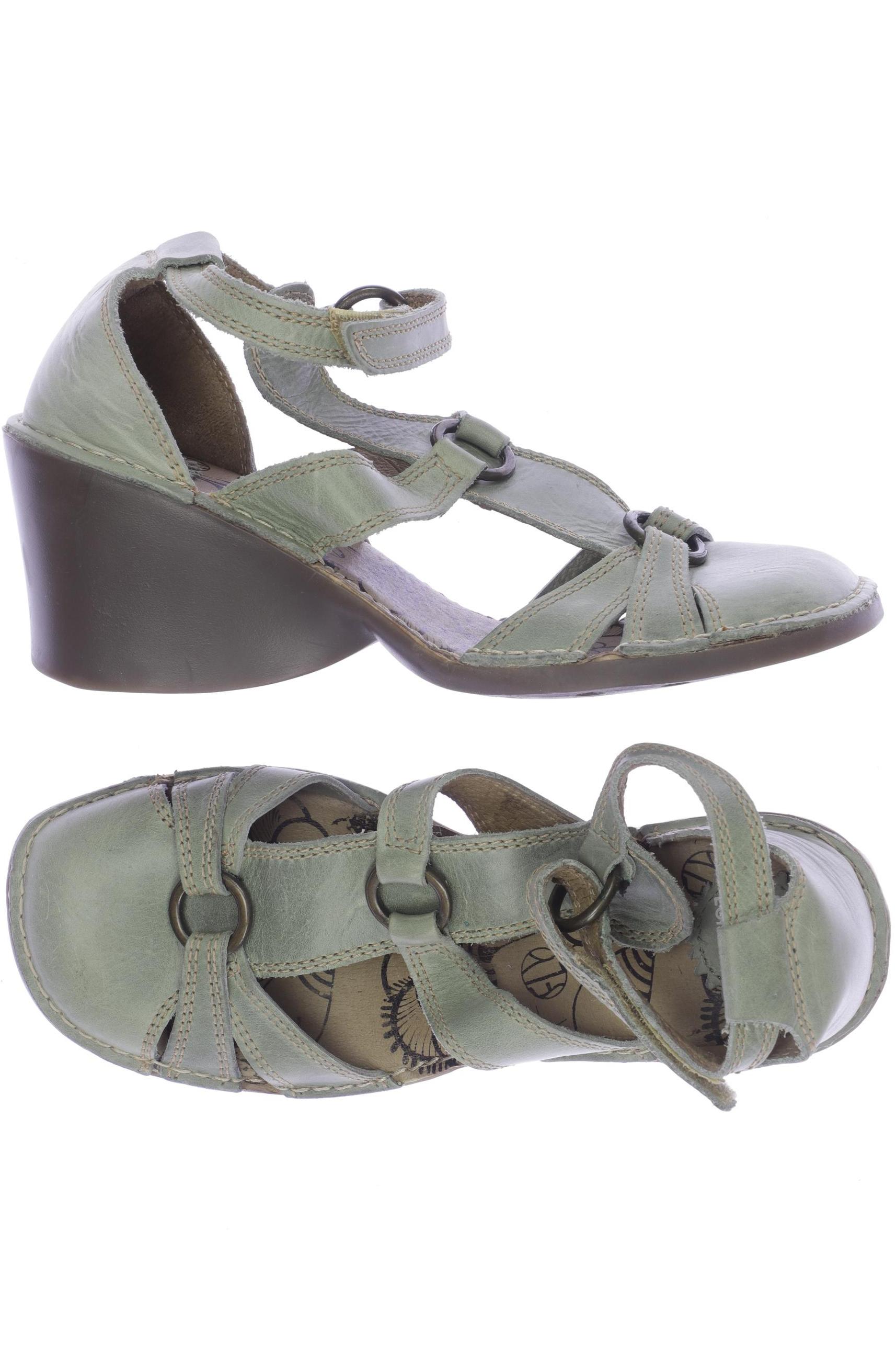 

Fly London Damen Sandale, grün, Gr. 38