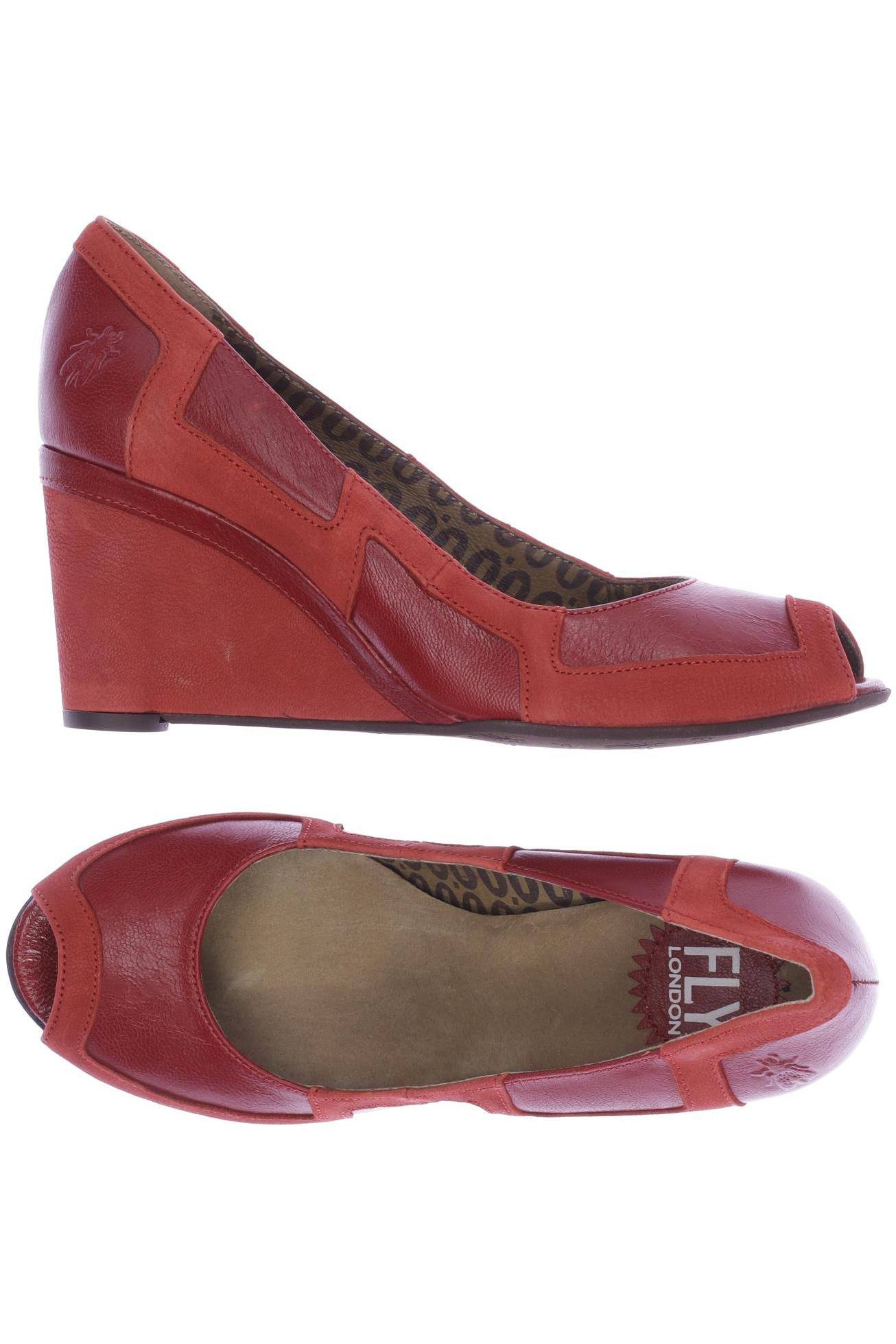 

Fly London Damen Pumps, rot, Gr. 39