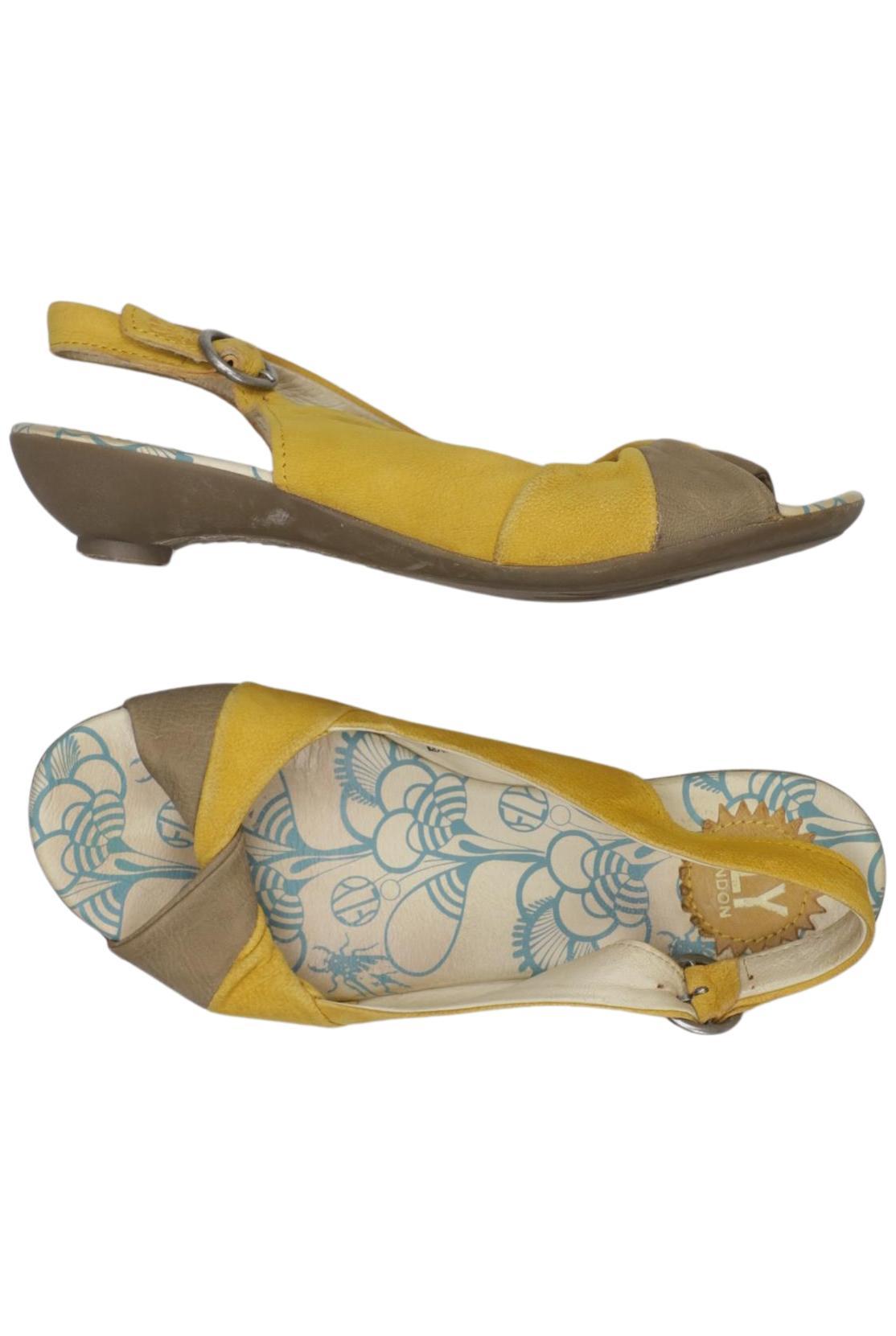 

Fly London Damen Sandale, gelb, Gr. 37