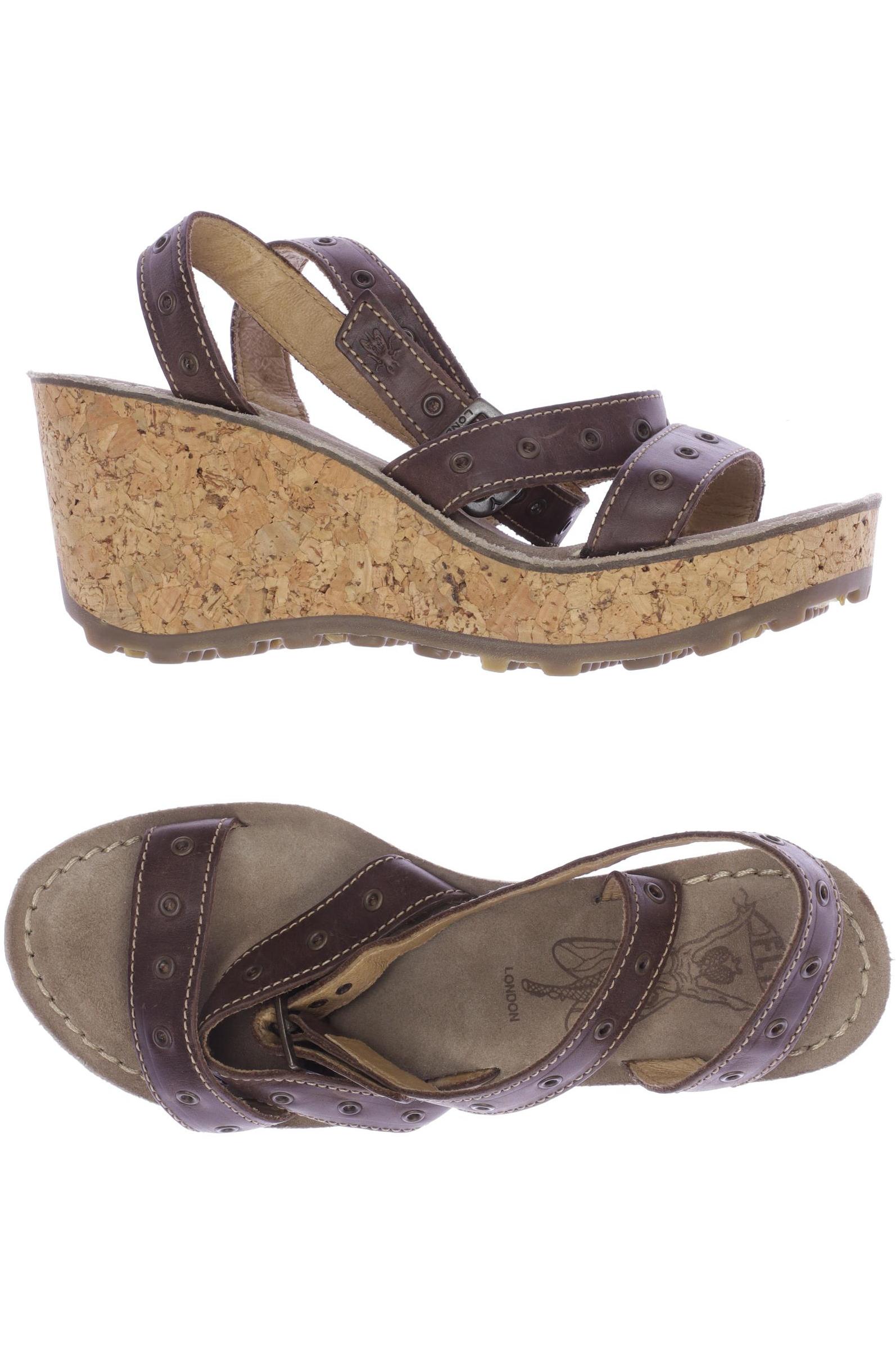 

Fly London Damen Sandale, braun, Gr. 40