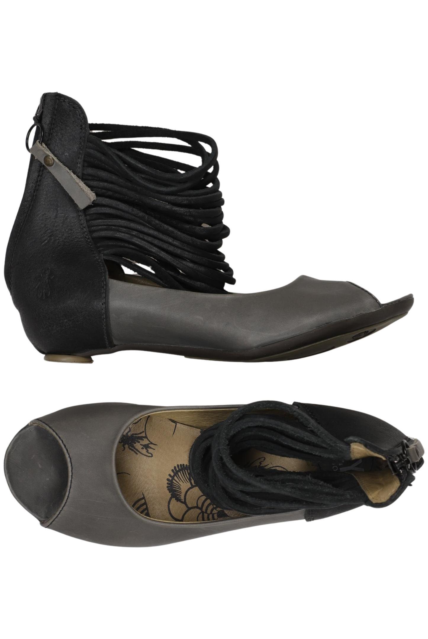 

Fly London Damen Sandale, grau, Gr. 38