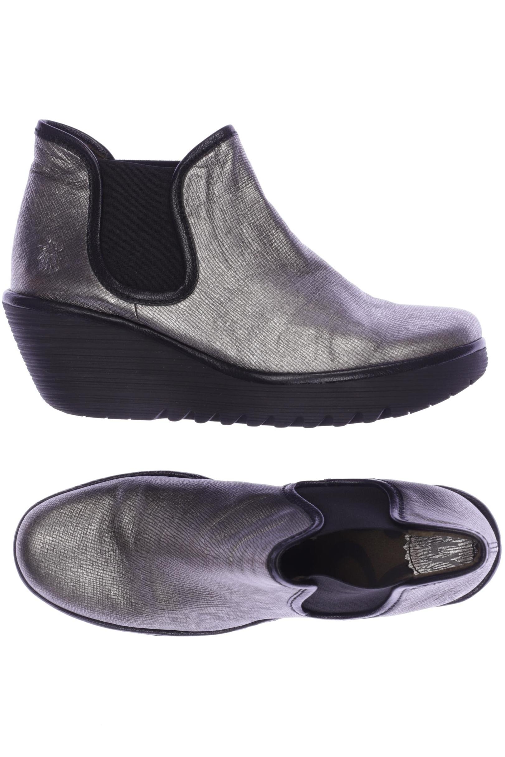 

Fly London Damen Stiefelette, silber, Gr. 41