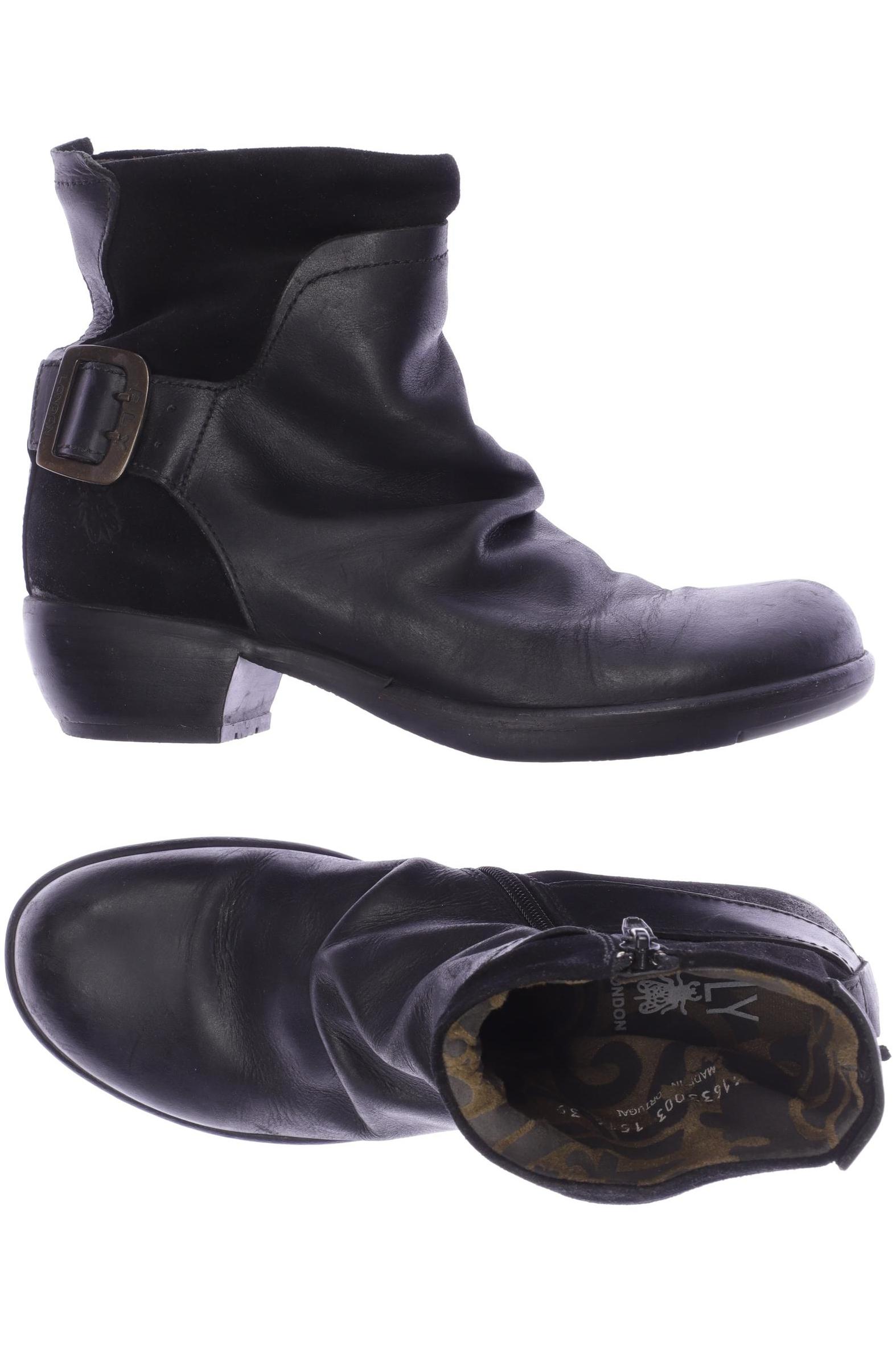 

Fly London Damen Stiefelette, schwarz, Gr. 39